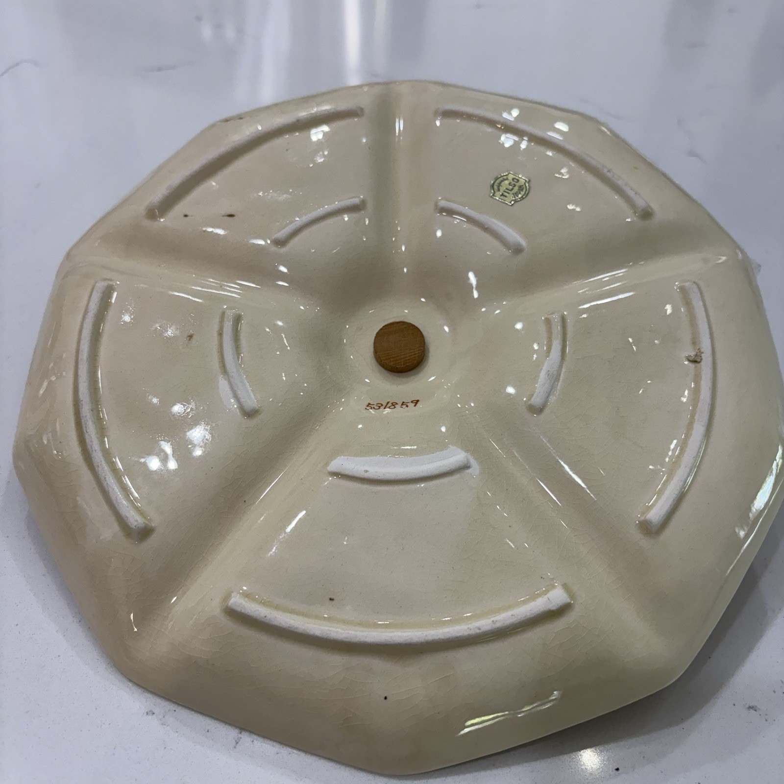 VTG Tilso Japan Relish Tray Toothpick Holder Divided Fruit Serving Dish 53/589