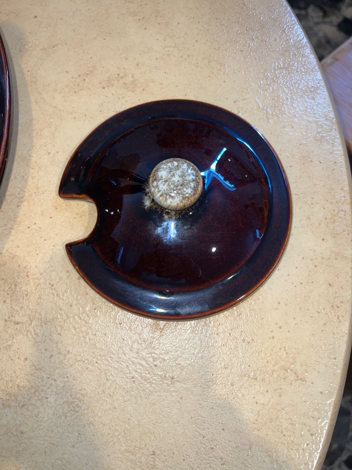vintage Pfaltzgraff gourmet brown drip glaze soup bean pot tureen No Lid/Ladle