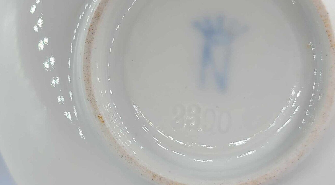Antique 1800s Richard Ginori Capodimonte Hand Painted Cup & Saucer
