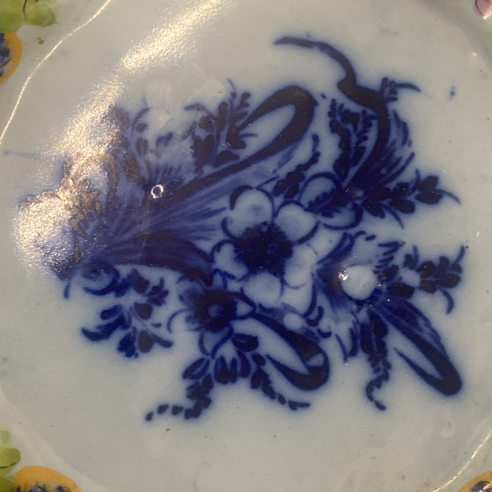 Elpa Cerâmica Vintage ceramic wall plate Hand painted Made Alcobaça E.P.L 18”