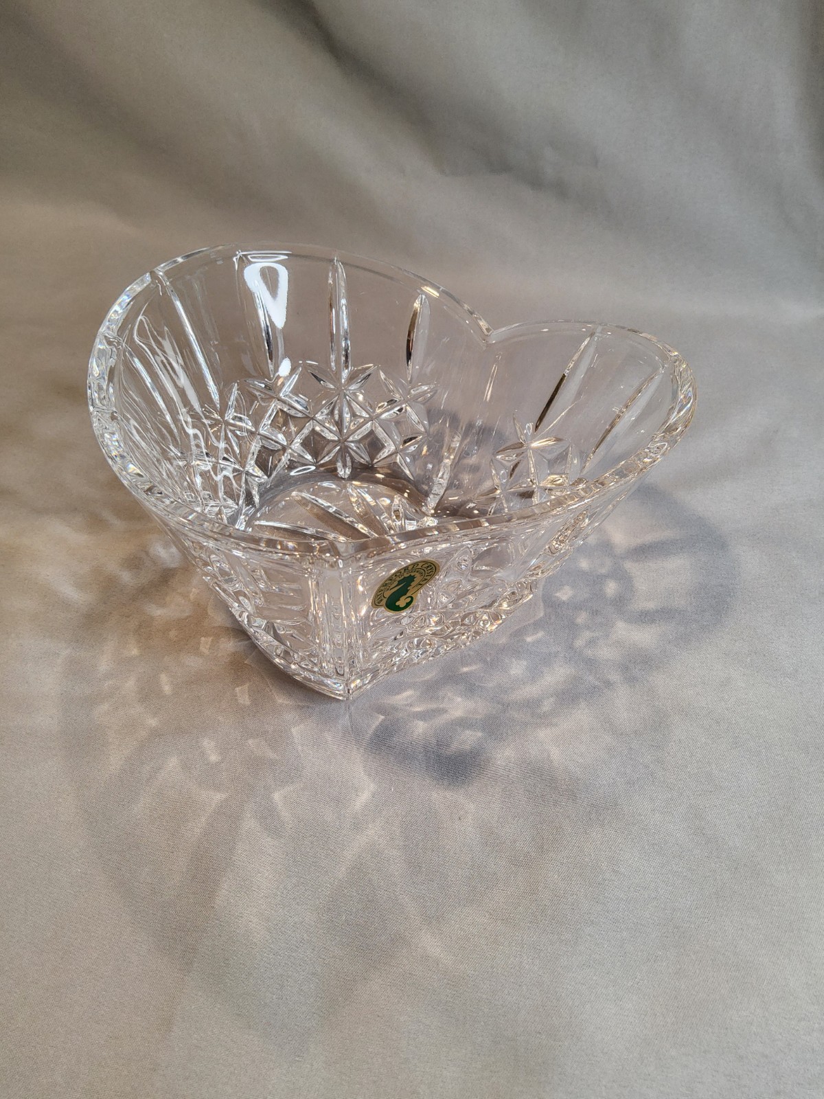 Waterford Crystal Lismore Heart Shaped Bowl.