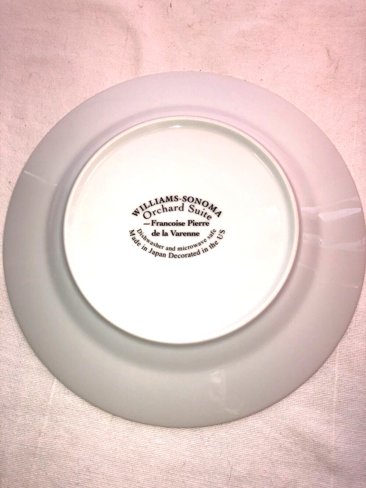 Williams Sonoma Orchard Suite Pear Plate Japan 7 3/4 in de la Varenne