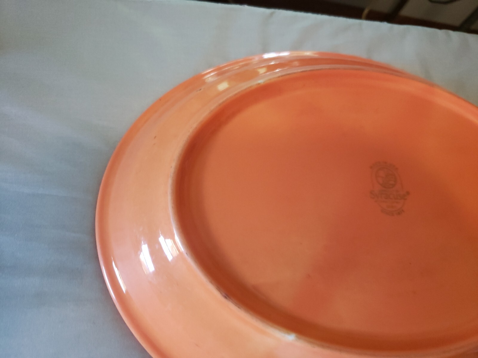 Syracuse China ‘Catalina’ 13 1/2”x 10 1/2” Platter 1950-1959 Vintage USA MCM