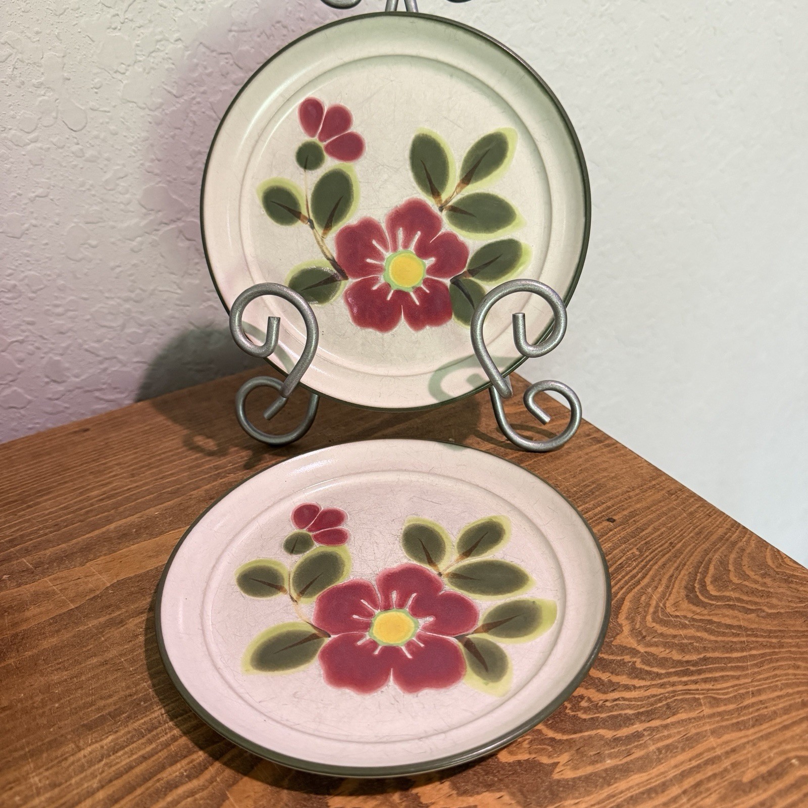 Noritake Summerlike Lot Of 2 Bread Plates , 6 3/8” Hard To Find