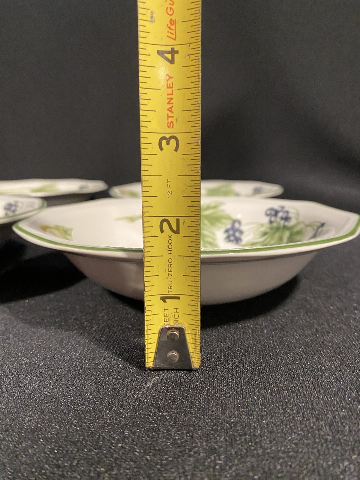 Churchill 7 7/8″ VICTORIAN ORCHARD Soup Salad Cereal Bowls England SET OF 4