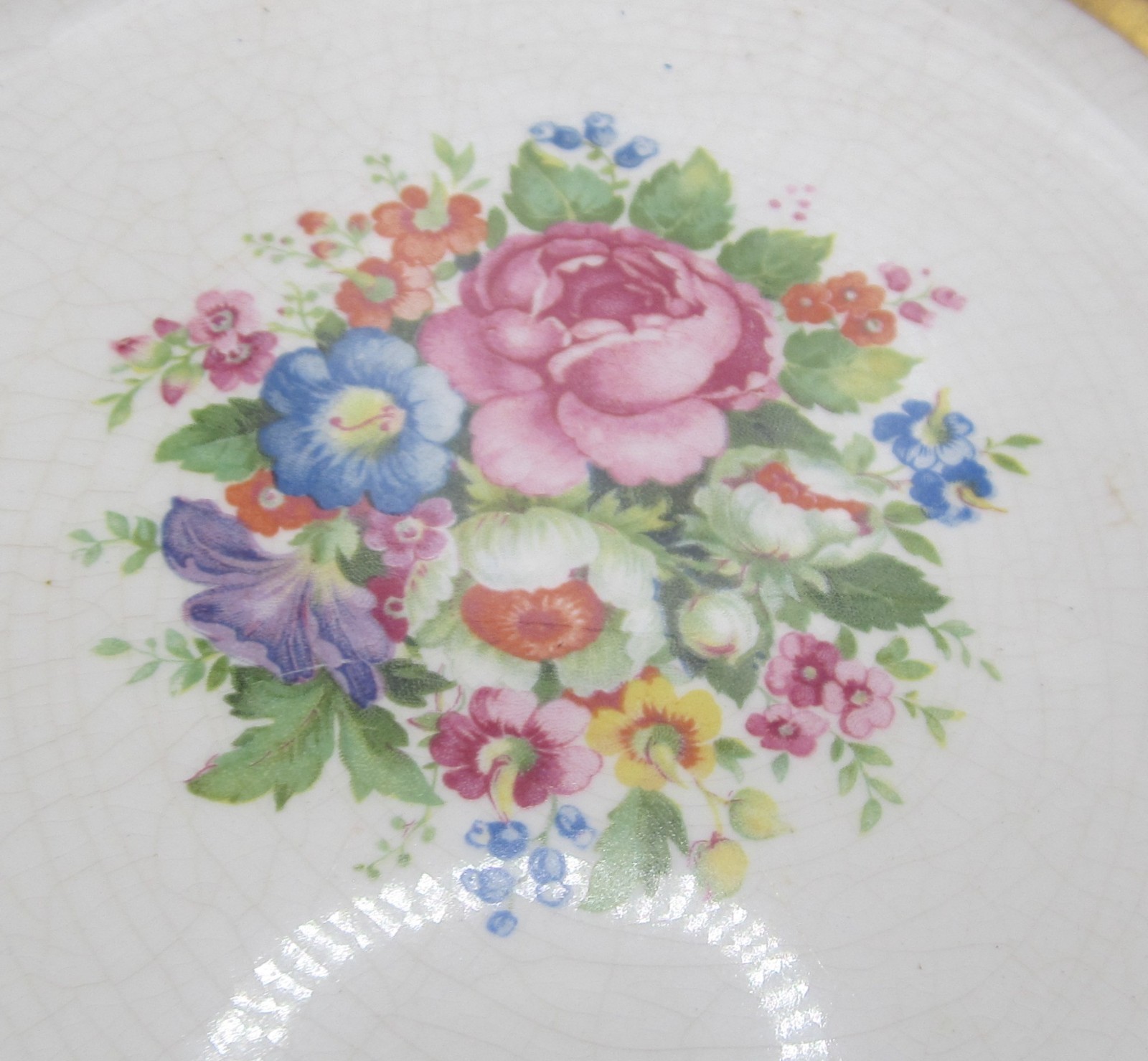 Century by Salem 23K Gold Encrusted Plate Vintage Plate Collectibles Home Decor