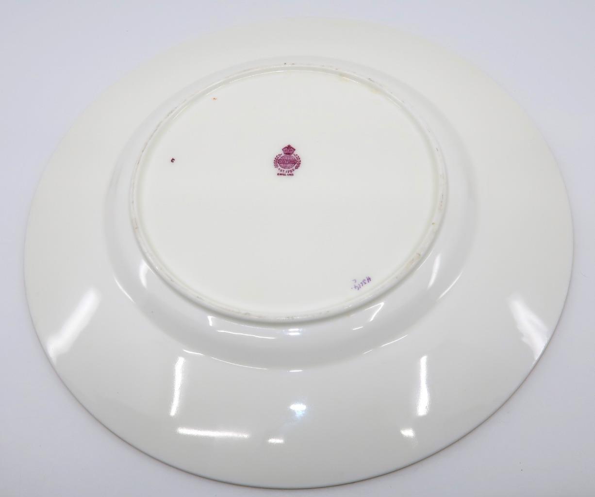 Minton H3614 Yellow Borders with Fruits & Flowers, Dinner Plate, 10 1/4″