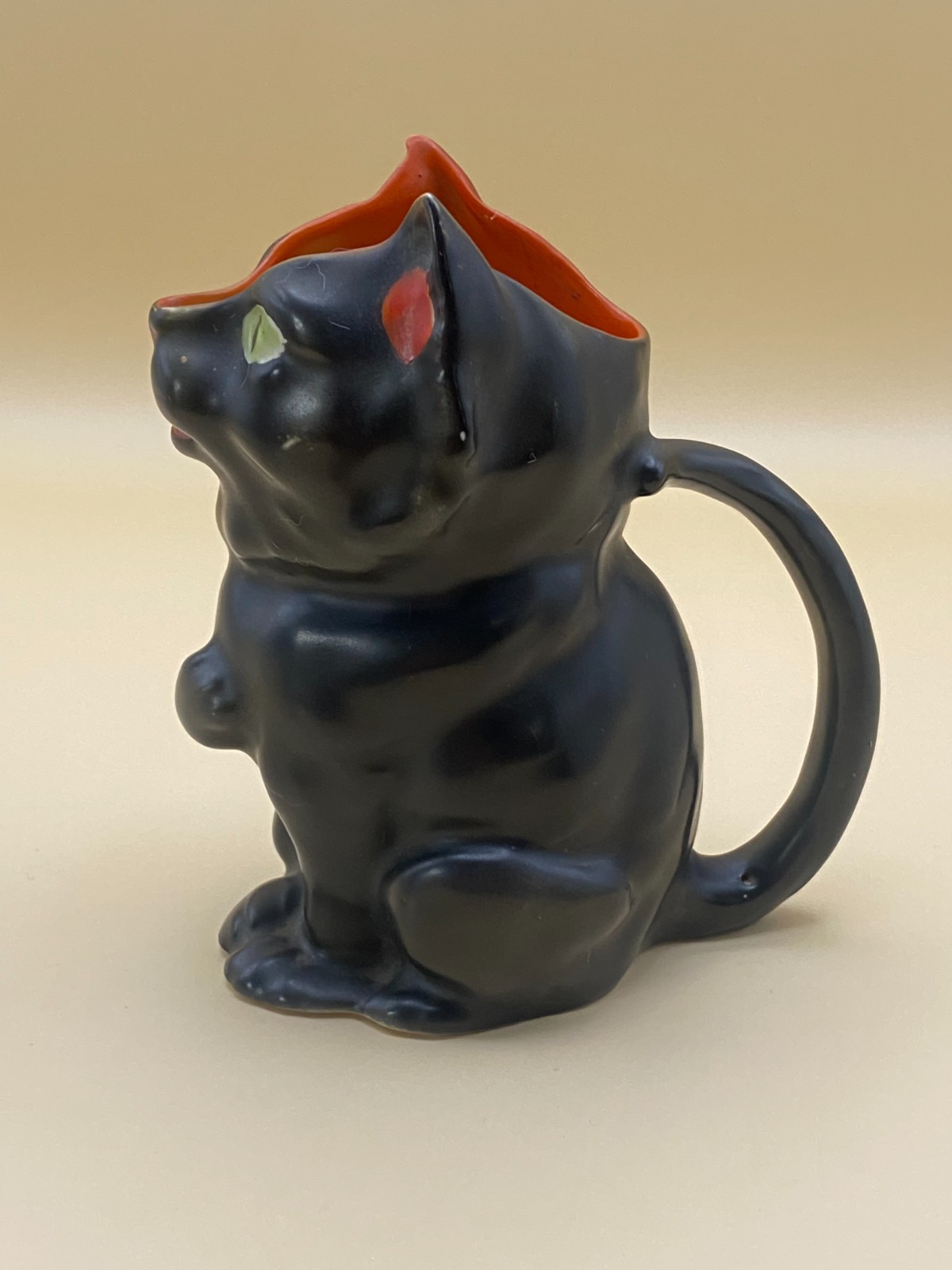 Vintage Black Cat Royal Bayreuth Fine Porcelain Creamer Pitcher – Bavaria 1910s