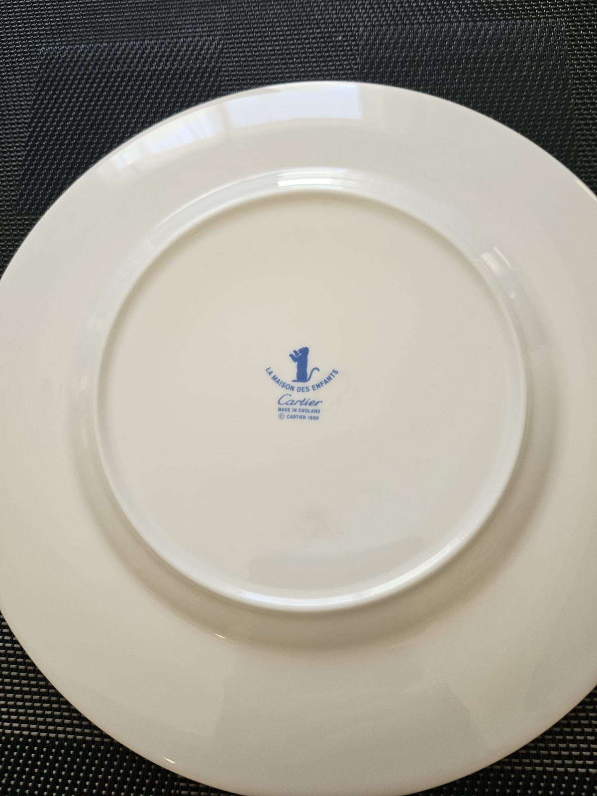 Cartier La Maison Des Enfants Cup & Plate Set, 1988