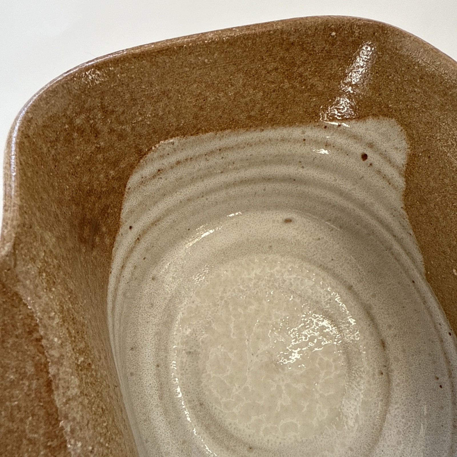 Hand Made In Portugal Stoneware Casserole Dish 7.5” x 5” GRES O Studio Pottery