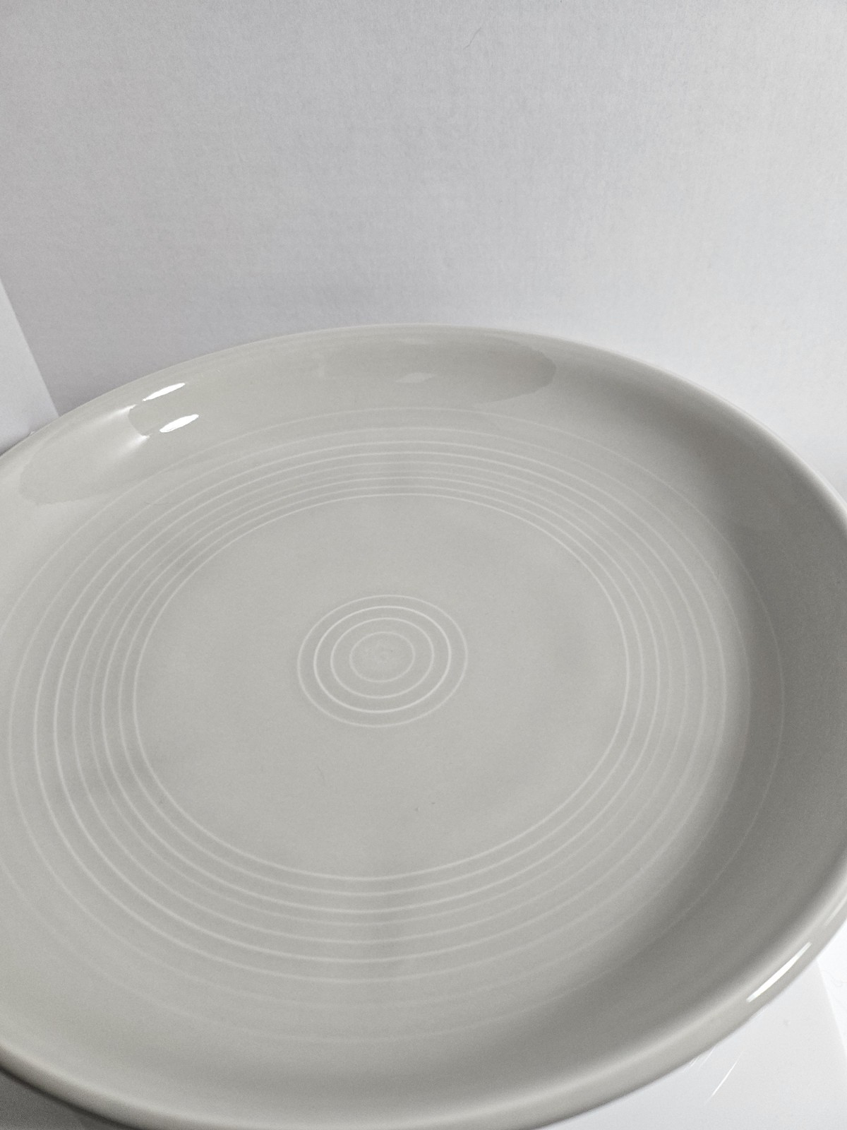 Fiesta Pearl Gray Grey Millennium Presentation Celebration Bowl Serving Fruit