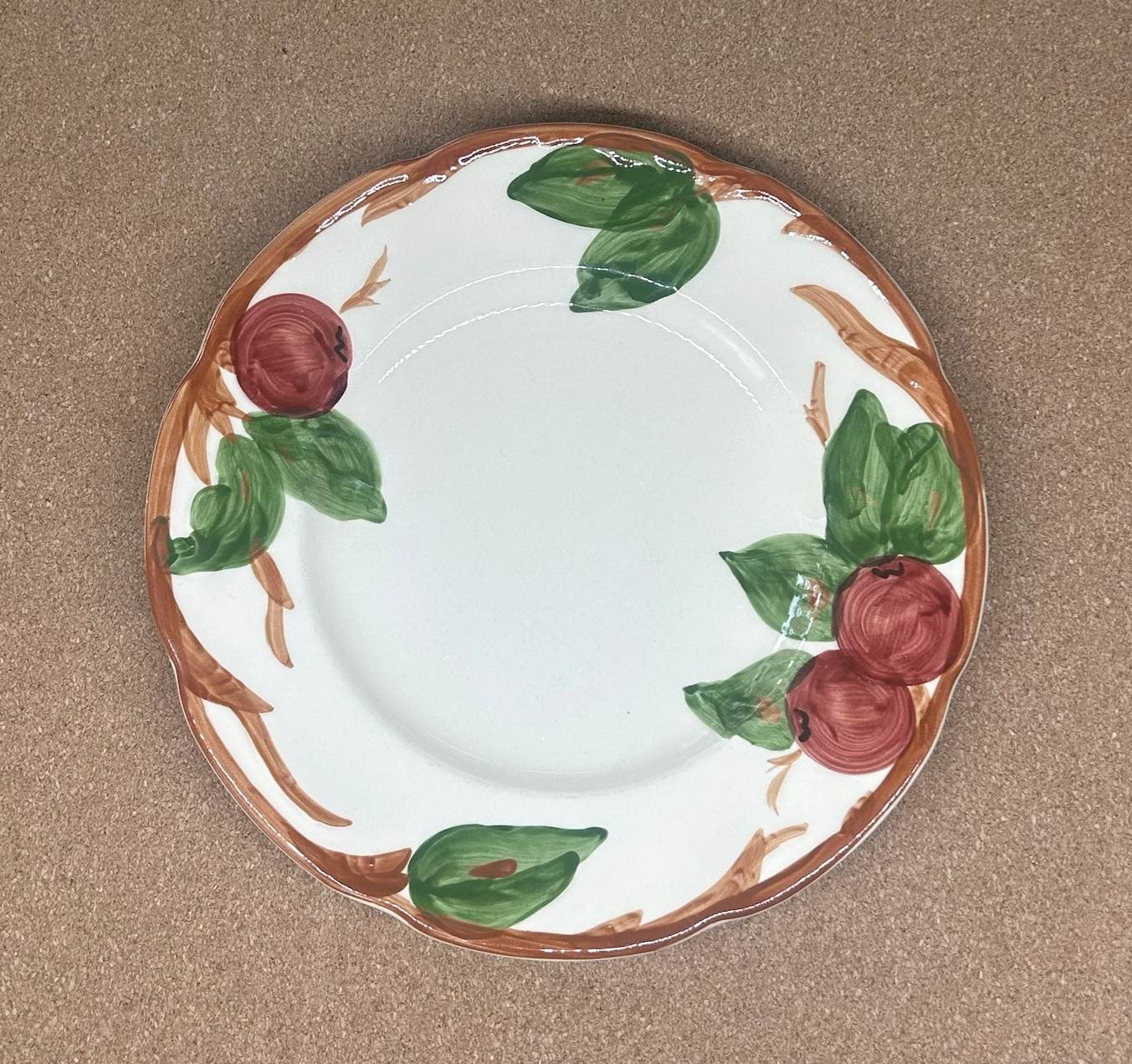 APPLE Set of 2 Salad Plates 7 7/8″ Franciscan California USA