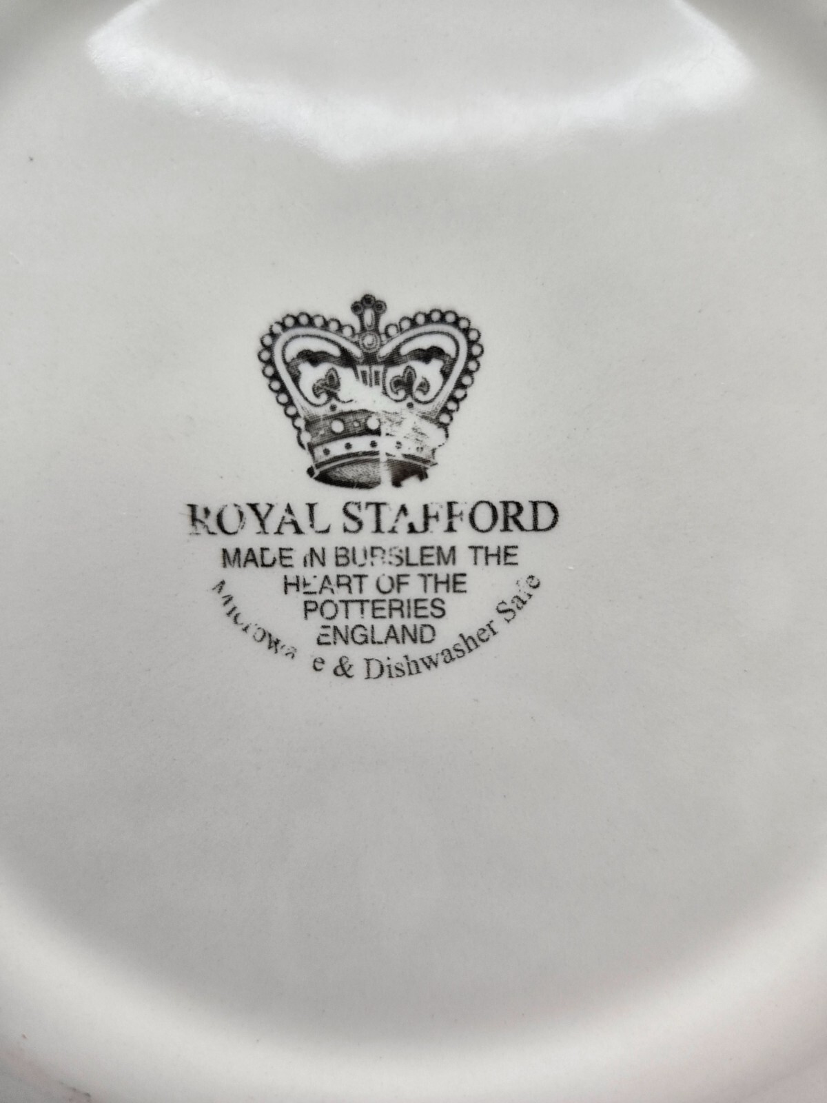 ROYAL STAFFORD Burslem S/2 Serving Bowls Heart of the Potteries England Flowers