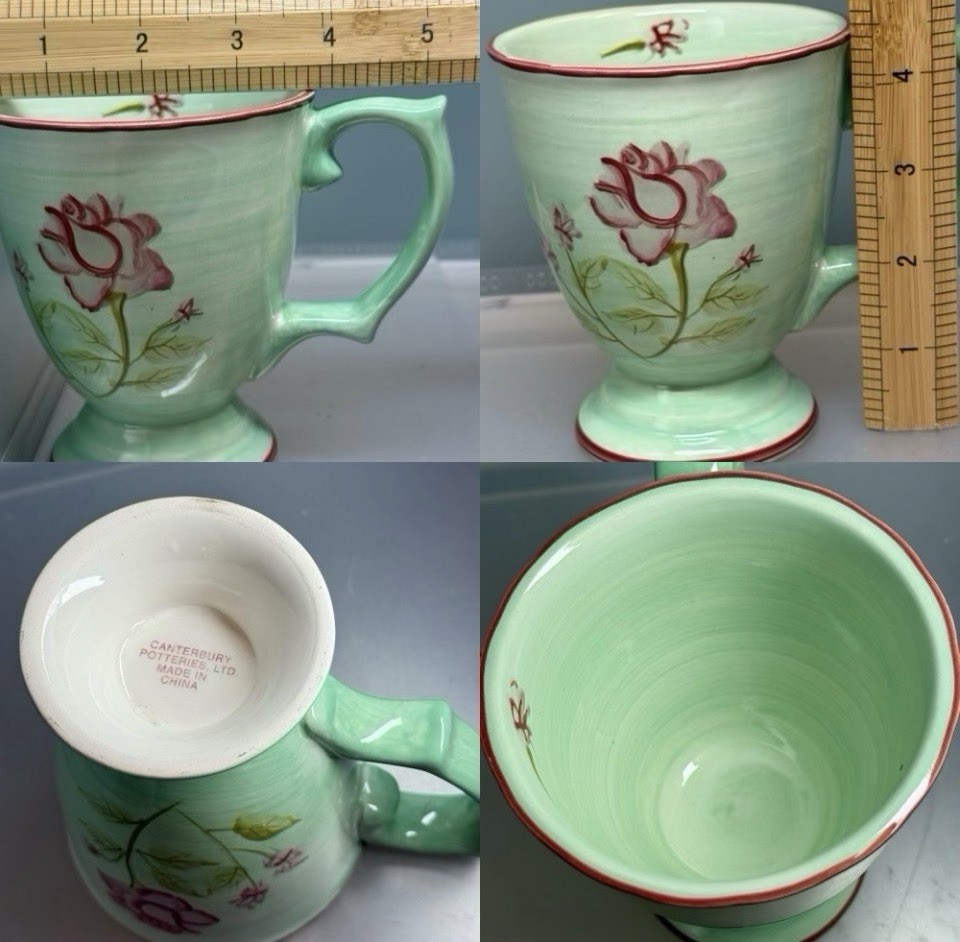 12pc Rose Garden by Canterbury Potteries Toby Pieri design 2 Place Settings Plus