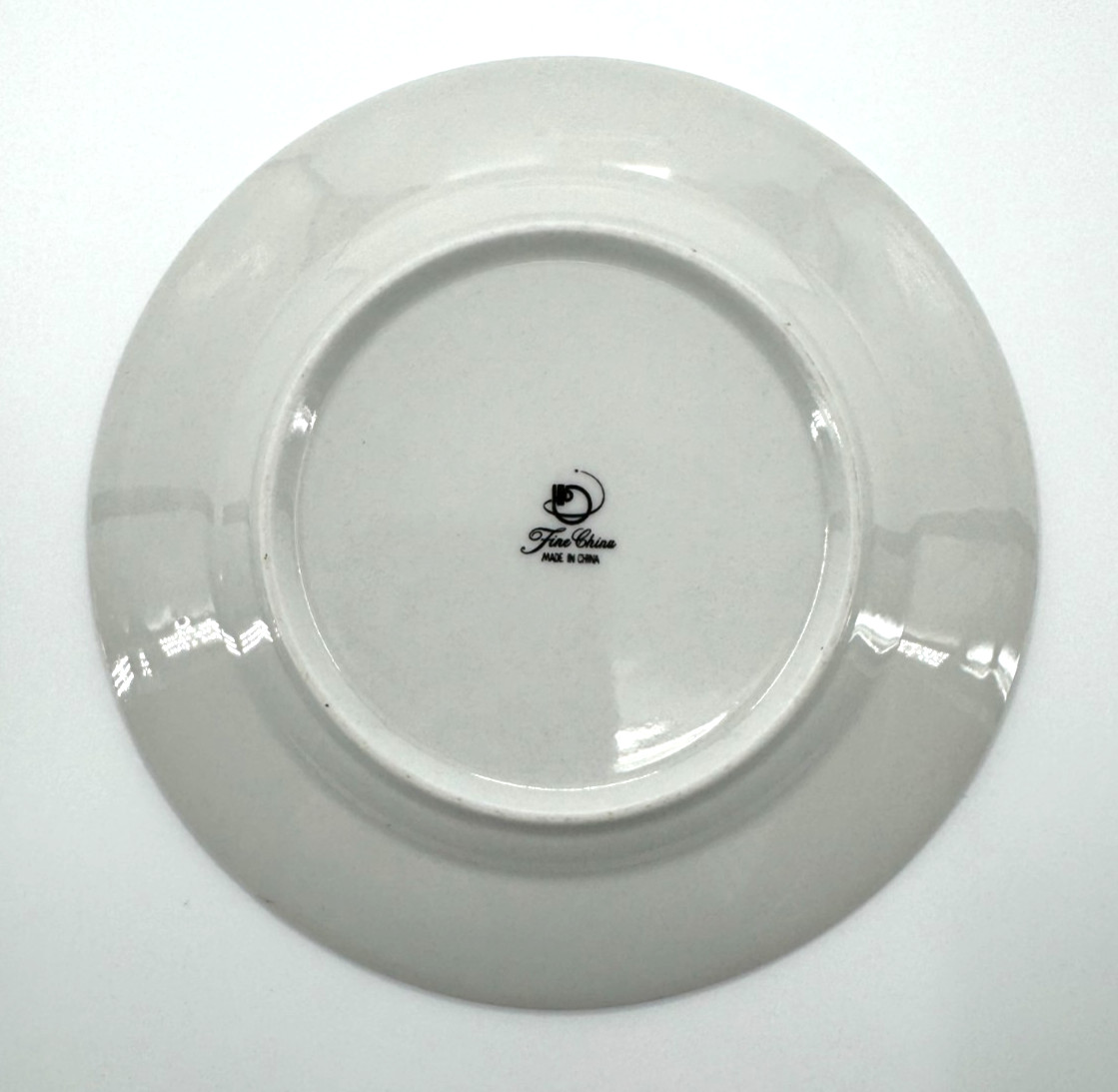 6 Silverie Fine China Sapphire Salad Plates 7.5″ Floral Discontinued Vintage