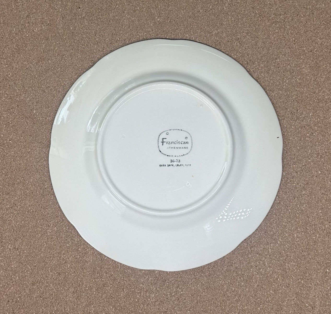 APPLE Set of 2 Salad Plates 7 7/8″ Franciscan California USA