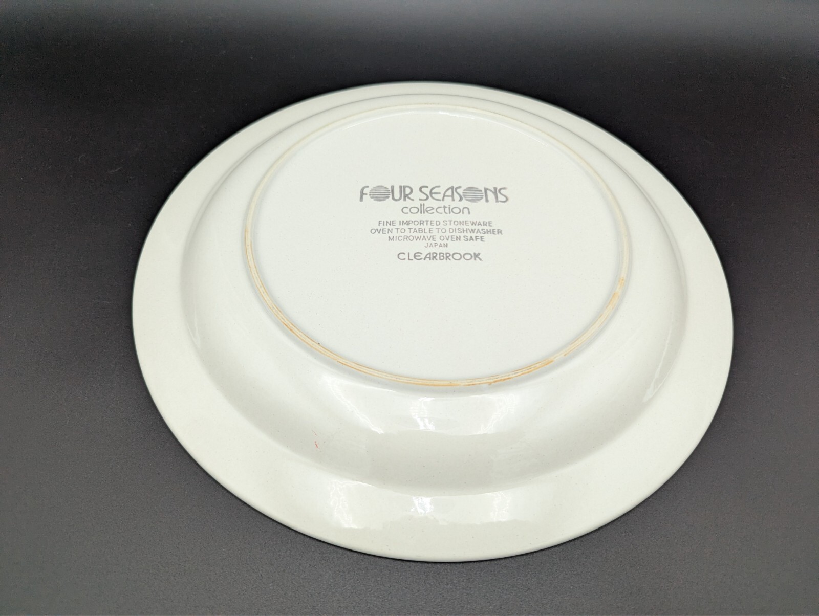 Four Seasons Collection Clearbrook 12″ Round Platter Stoneware Japan retired