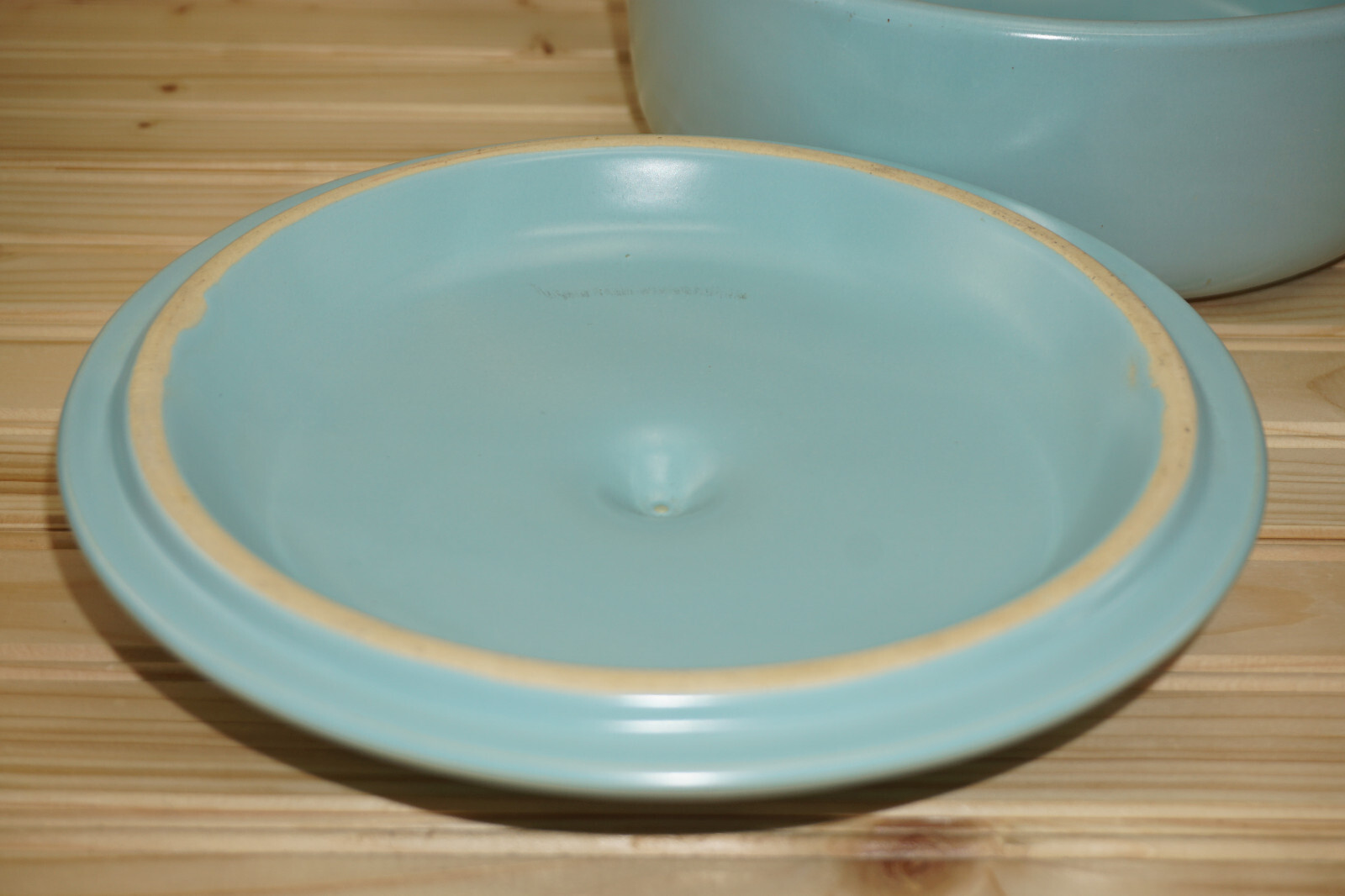 La Solana Blue Covered Casserole, 8 7/8″ (#1) Box #3 (G74)