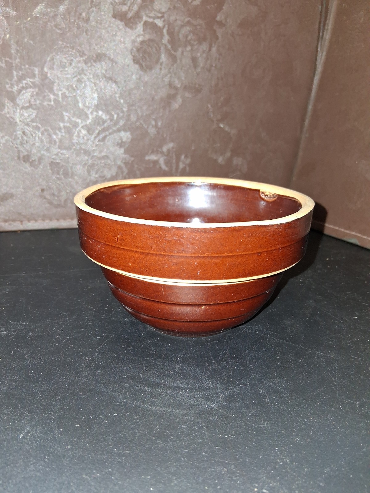Vintage McCoy Brown Beehive Stoneware Mixing Bowls USA 5″, 8″, & 9″