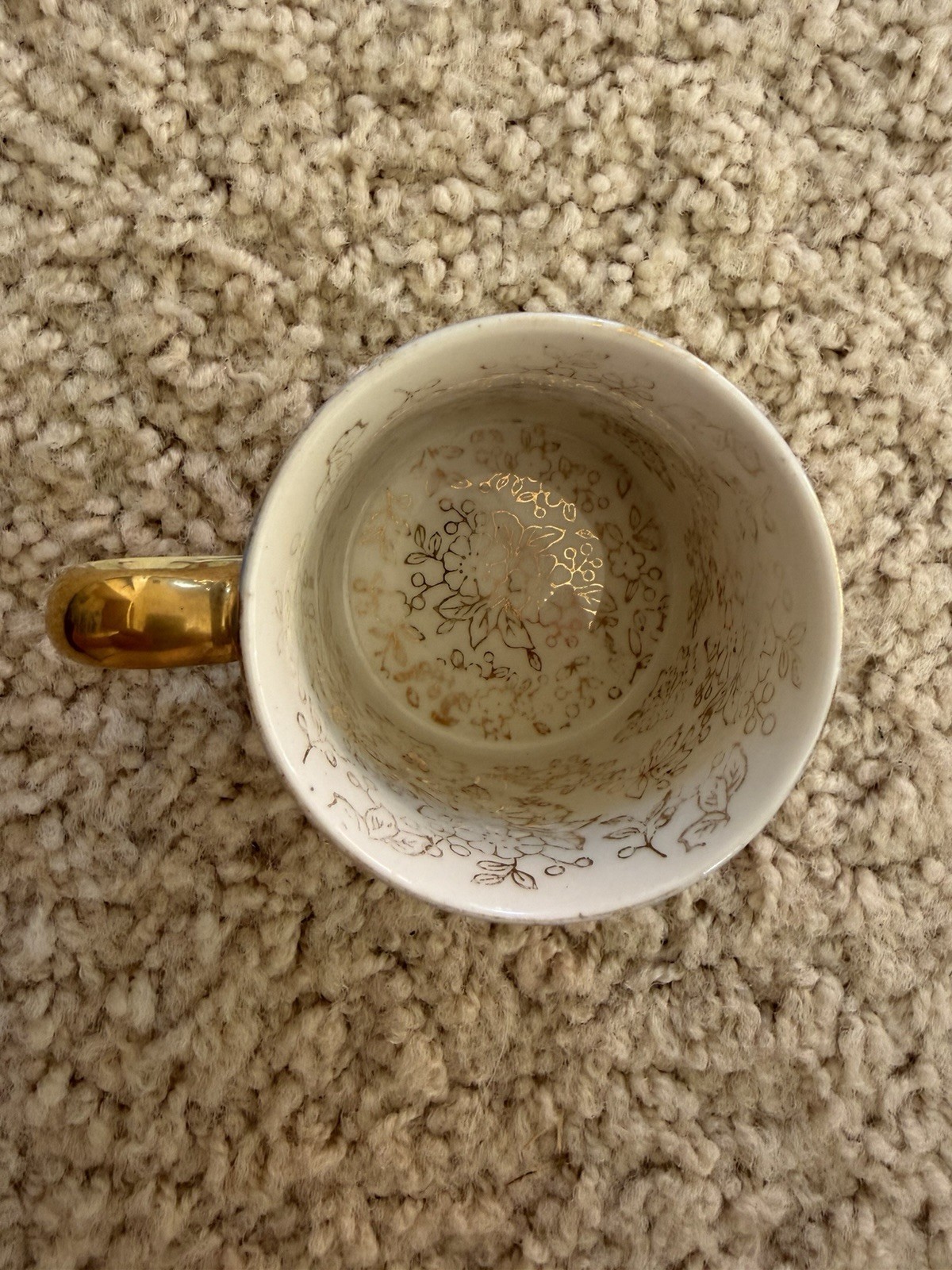 Demitasse Hand Painted Cup Marked Made In Occupied Japan