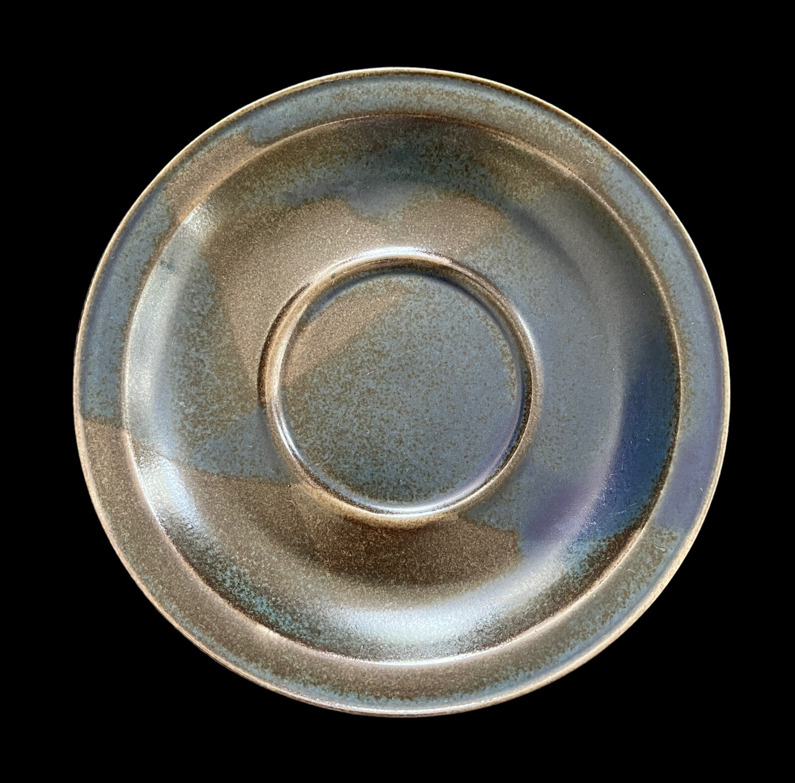 Set Of 4 Iron Mountain Pottery Blue Ridge 6-3/8” Saucers Nancy Patterson
