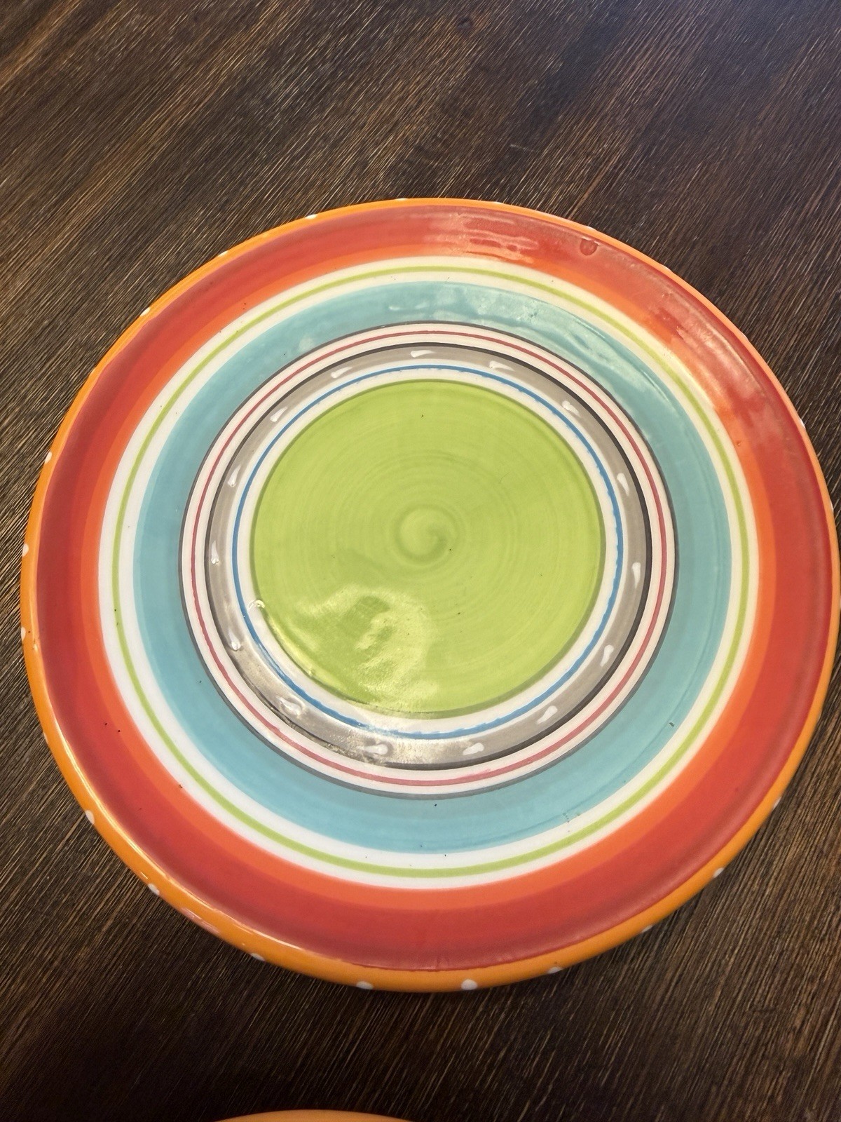 Set of 4 Nancy Green Saucer Plates 6” CERTIFIED INTERNATIONAL TEQUILLA SUNRISE