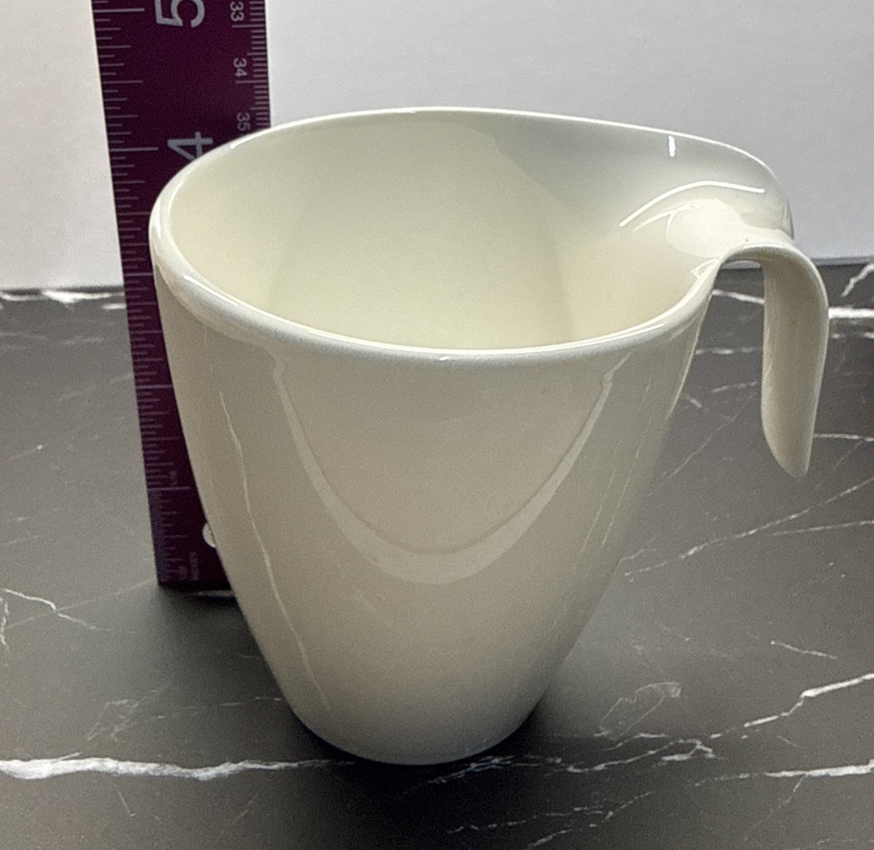 Villeroy & Boch Flow Series Coffee Mug 11.5 oz Prem White Porcelain German 1748