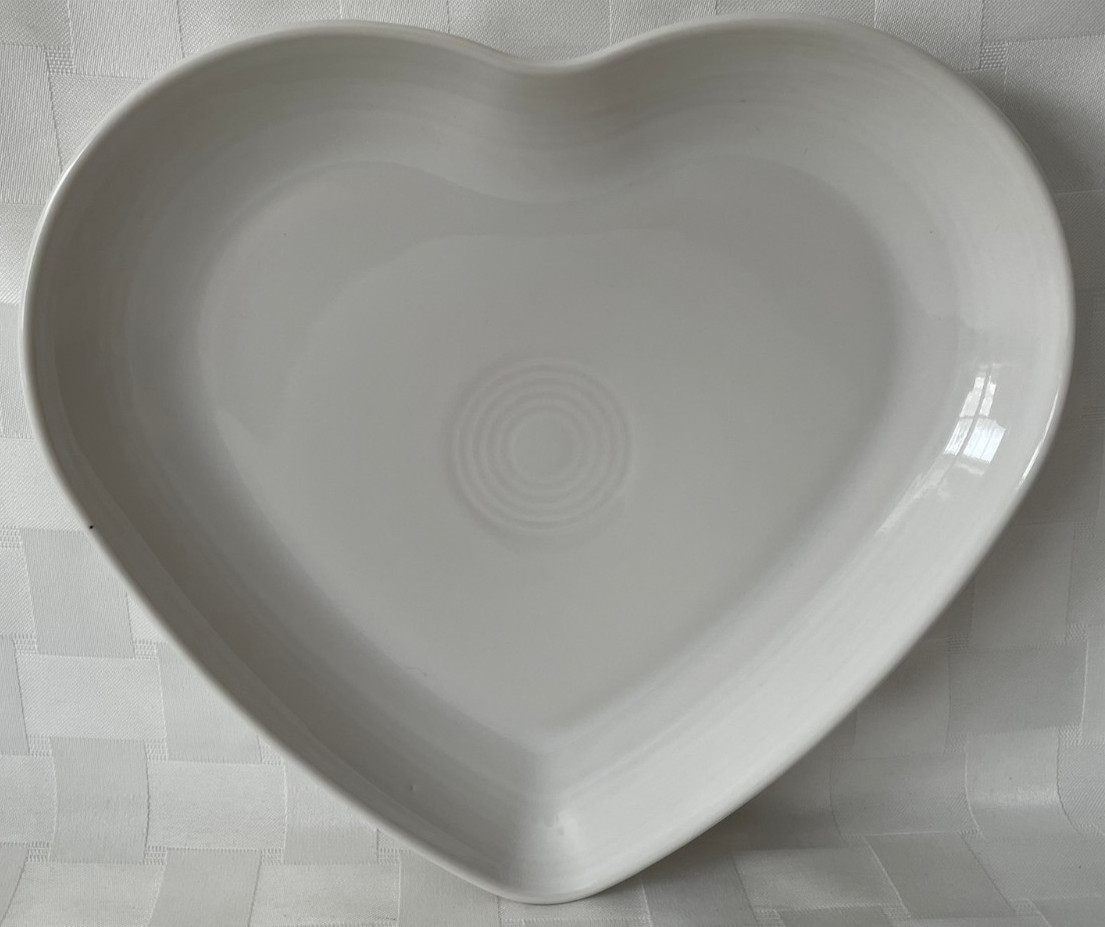 Fiesta 9″ Heart Shaped Plate 1st & 2nd Retired – CHOOSE COLOR – Valentine’s Day