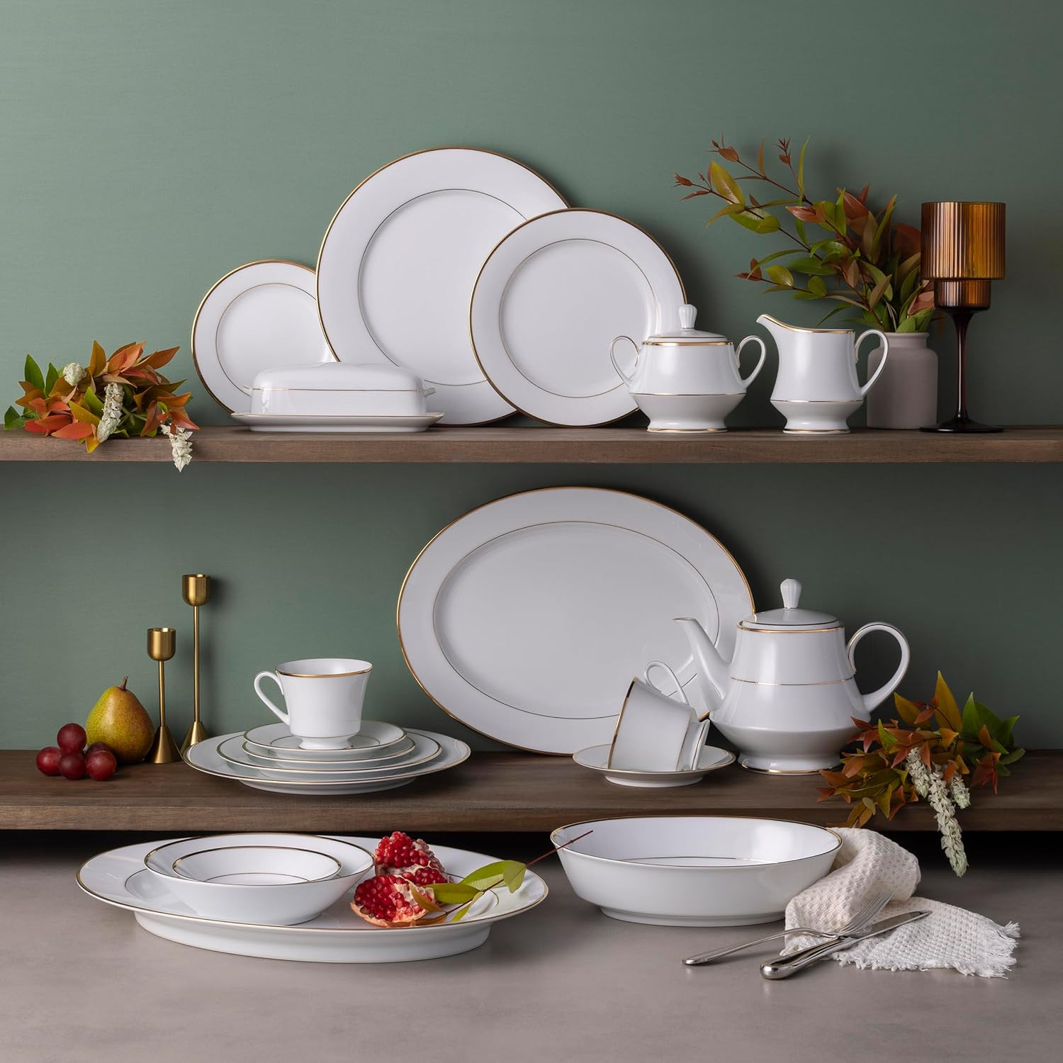 Heritage 5-Piece Place Setting for One – Elegant Dining Set
