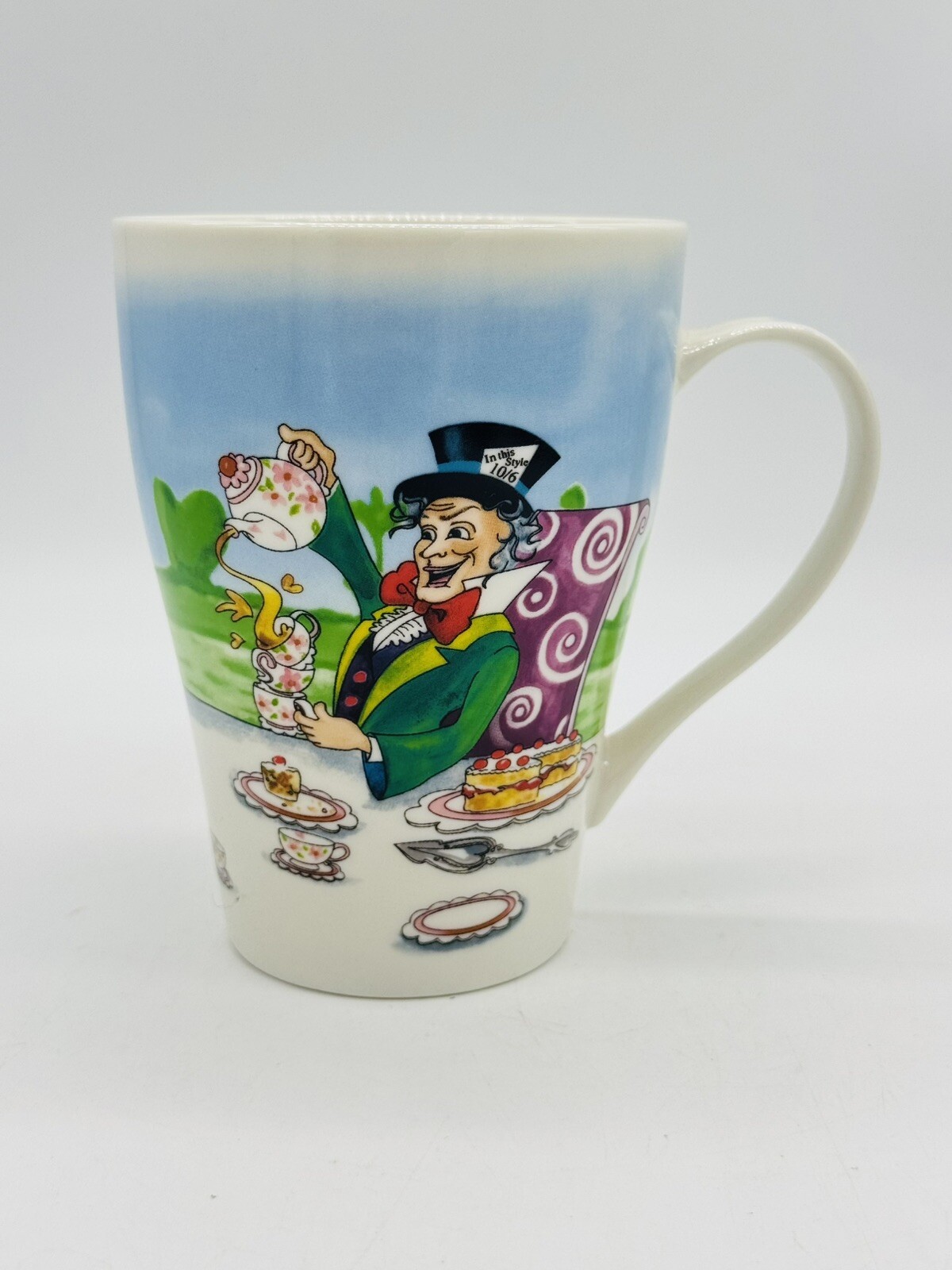 Alice in Wonderland Coffee Cup Mad Hatter Tea Party Paul Cardew 150 Anniversary