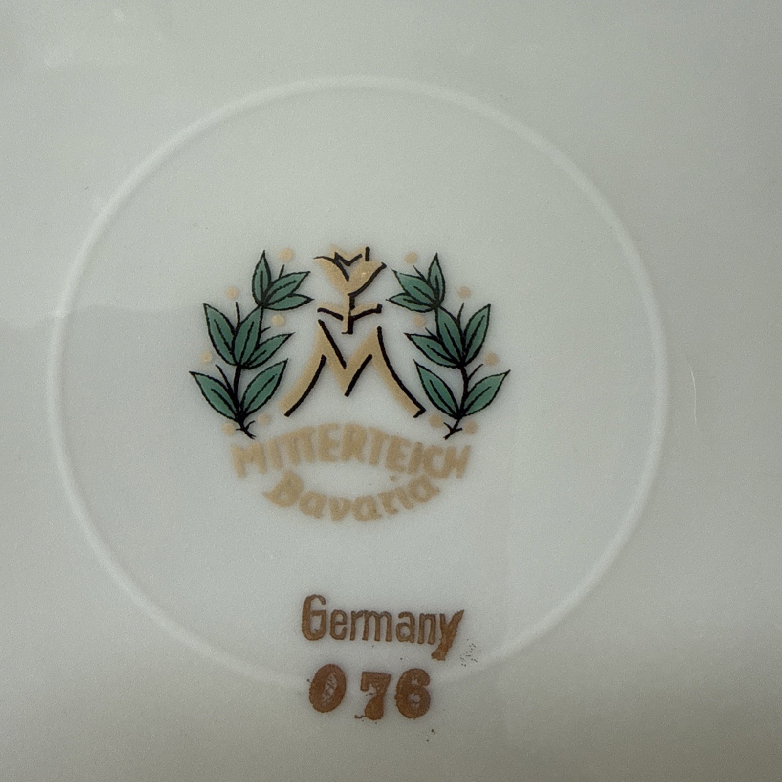 Mitterteich Bavaria Germany Meissen Floral Small Dessert Plate 6inch (076)