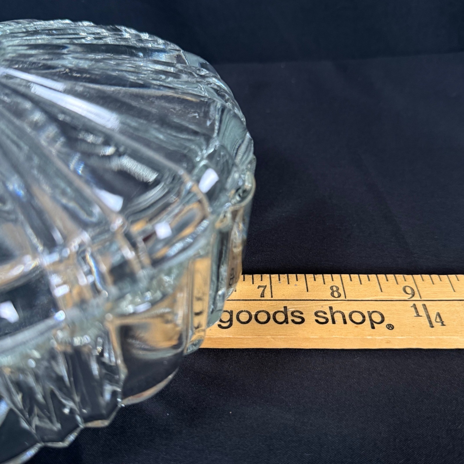 Anchor Hocking Old Cafe Royal Ruby Red Glass 8pc Lazy Susan Relish Tray VTG 30s