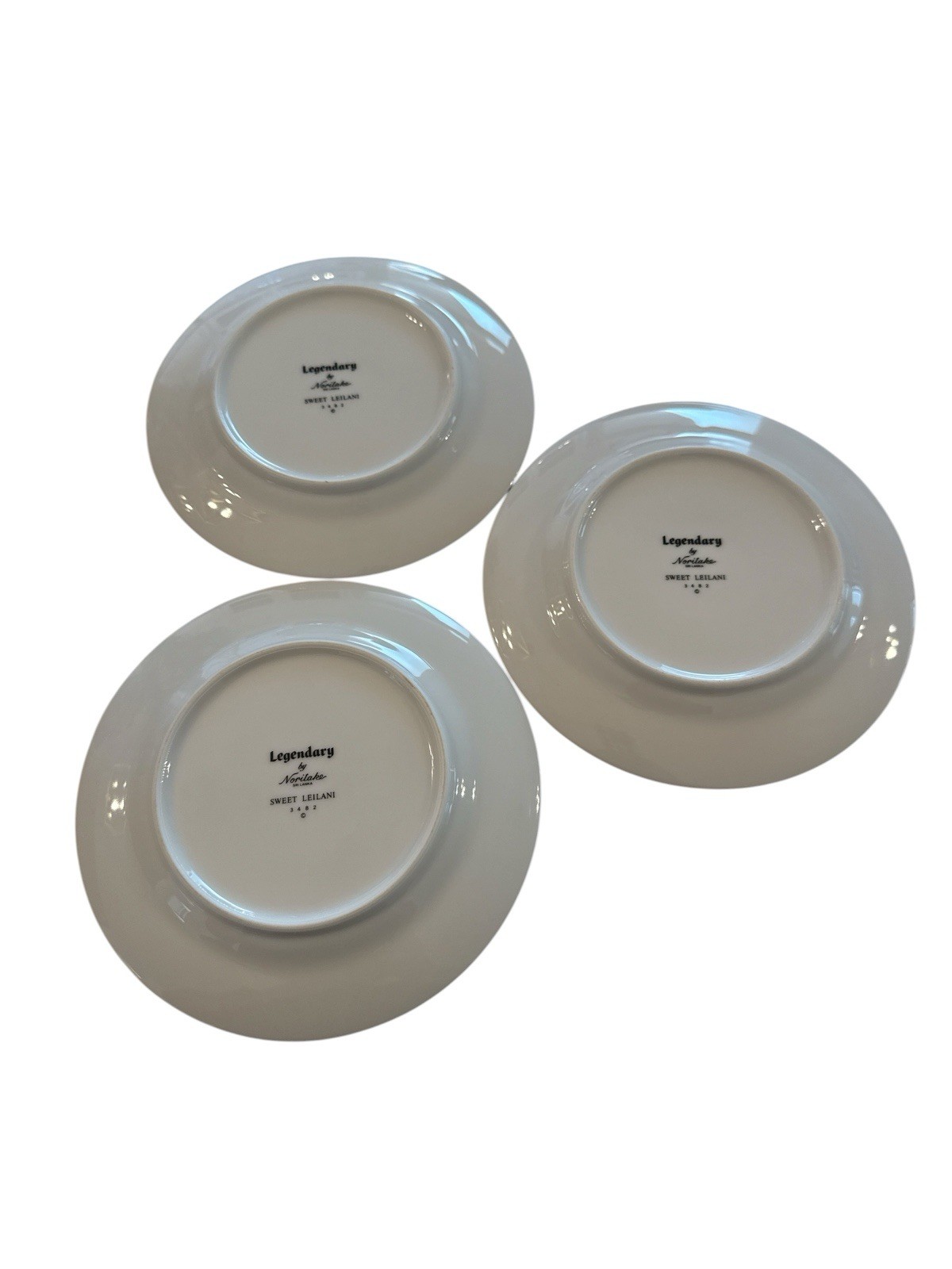Noritake Legendary Sweet Leilani #3482 Set of 4 bread & butter plates EUC 6.5 In