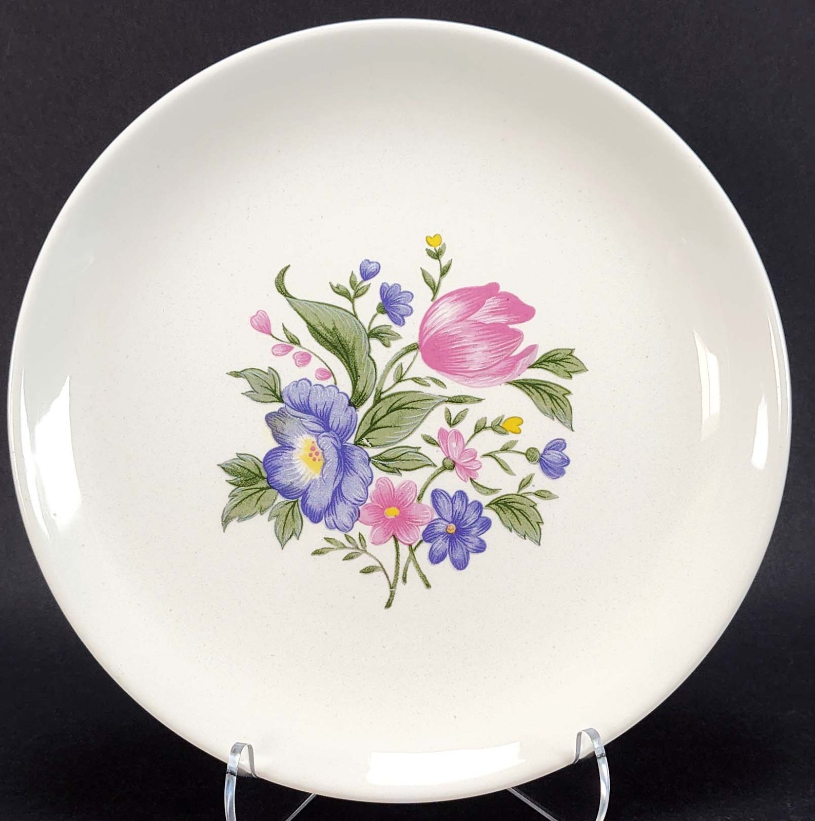 5 Shabby Cottage Vintage Mismatched Decorative Floral Plates Gallery Wall