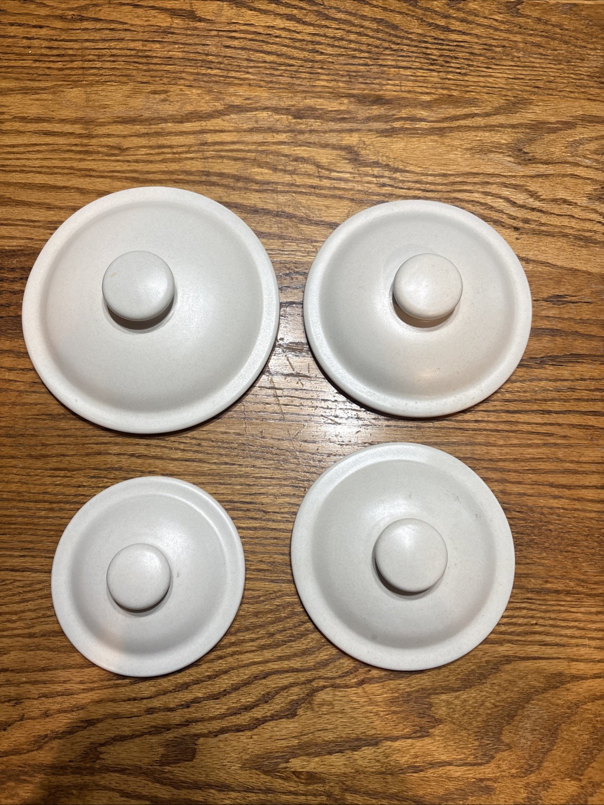 Set of 4 Vintage Pfaltzgraff Yorktowne Flour, Sugar, Coffee, Tea Canisters CC