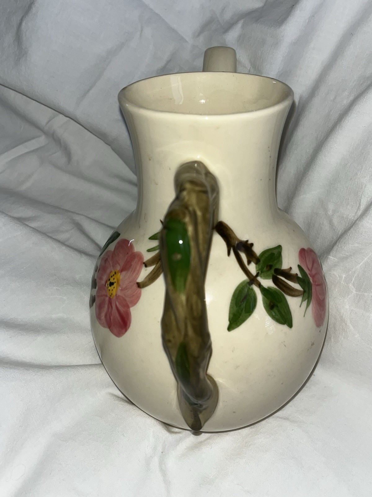 VTG Franciscan Desert Rose 8″ TEA POT / COFFE Made in USA, Small Chip Under Lid