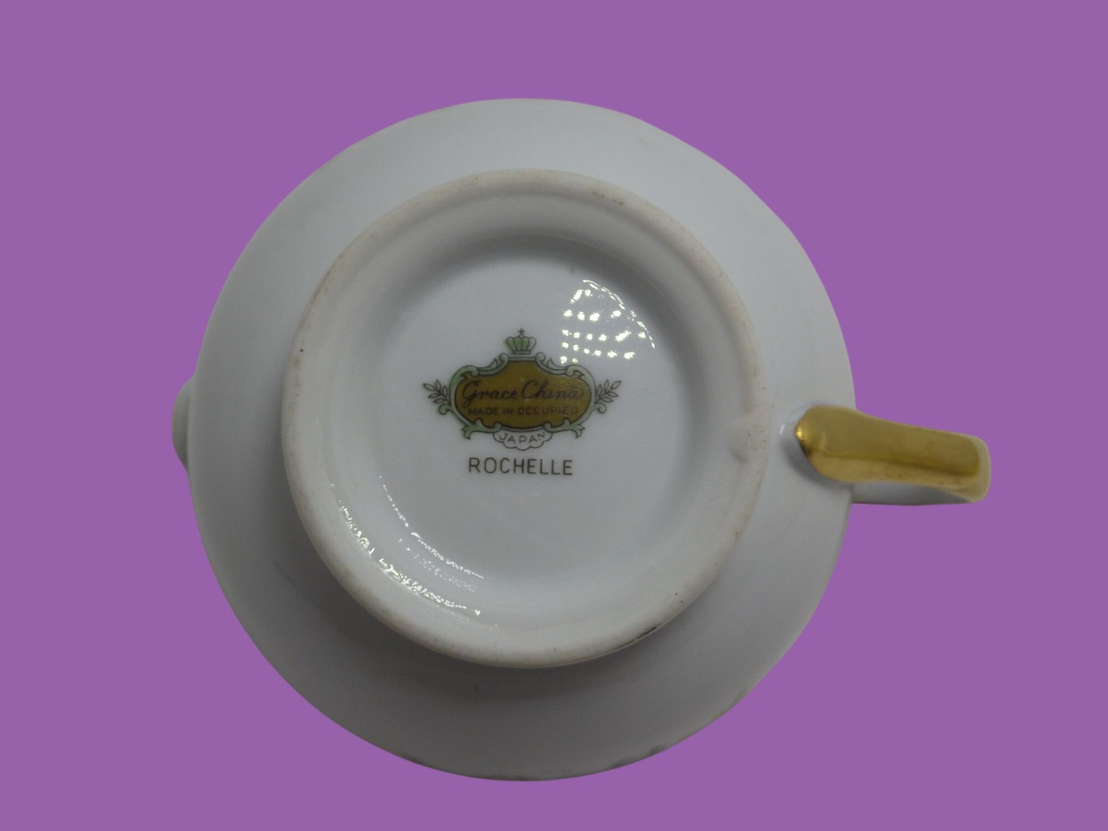 Rochelle Creamer Grace China Made in Occupied Japan 1945 Vintage Rose
