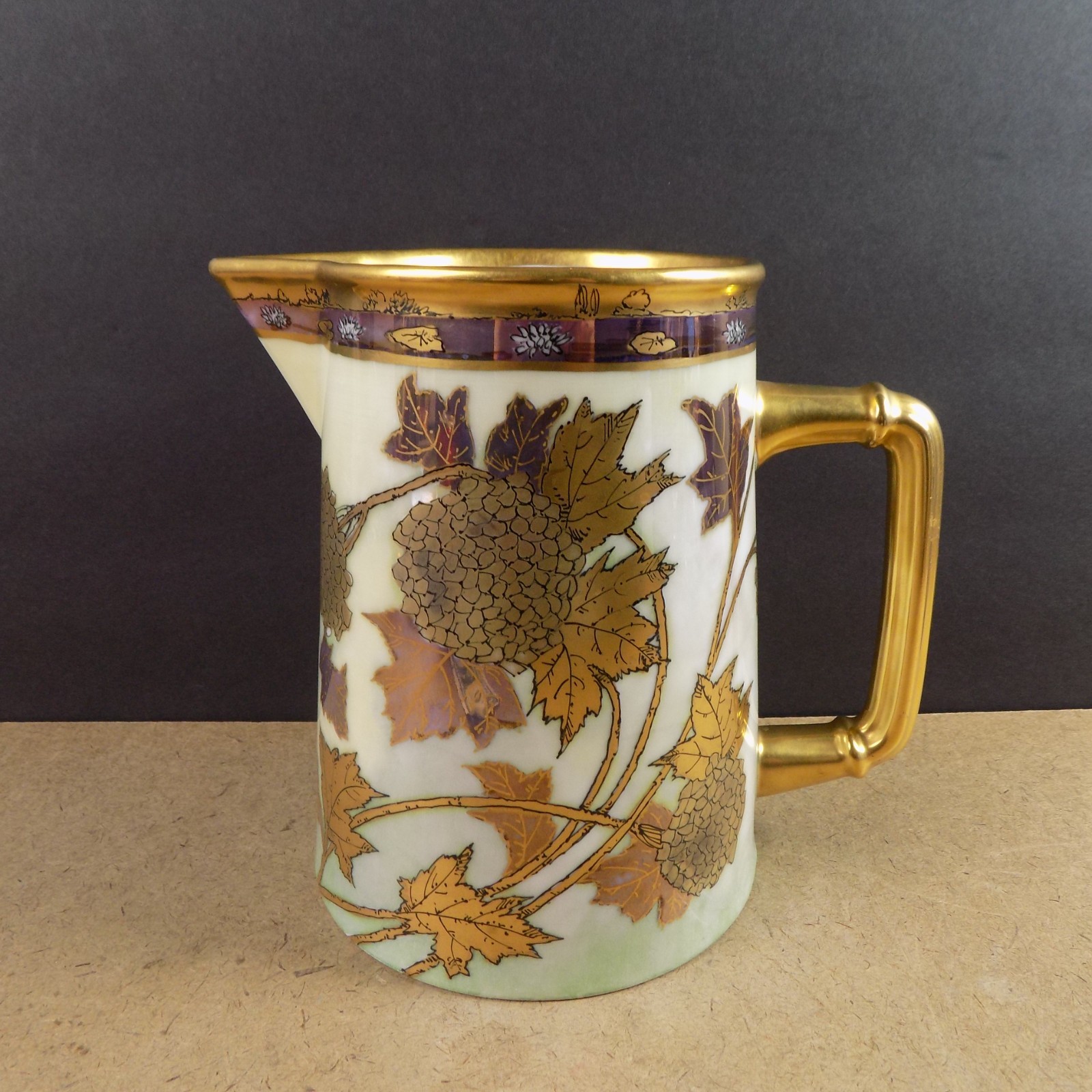 Pickard Limoges Porcelain Pitcher Hand Painted Signed N.R. Gifford VGC