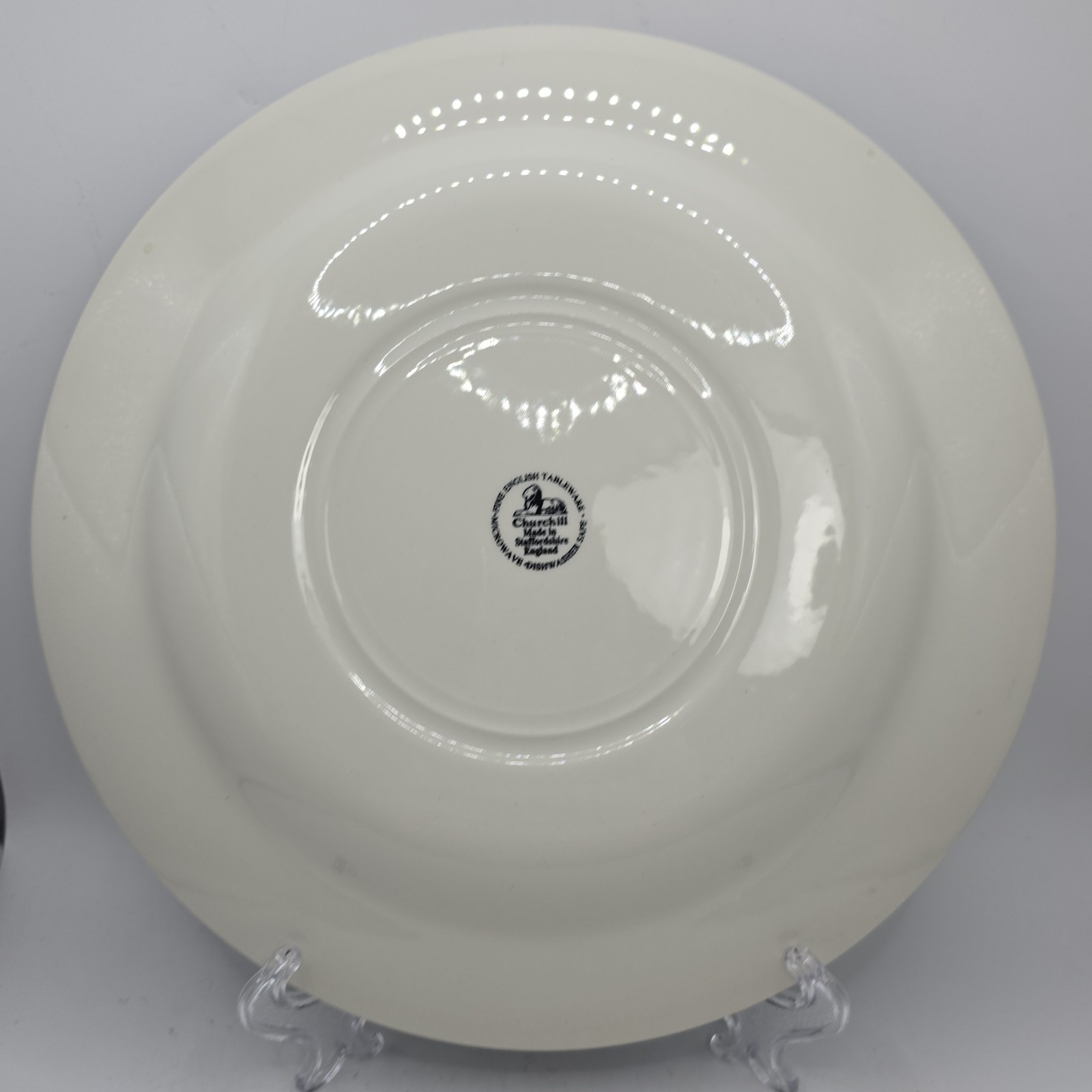 Set of 4 Churchill Blue Willow Dinner Plates 10.25 In England Chinoiserie