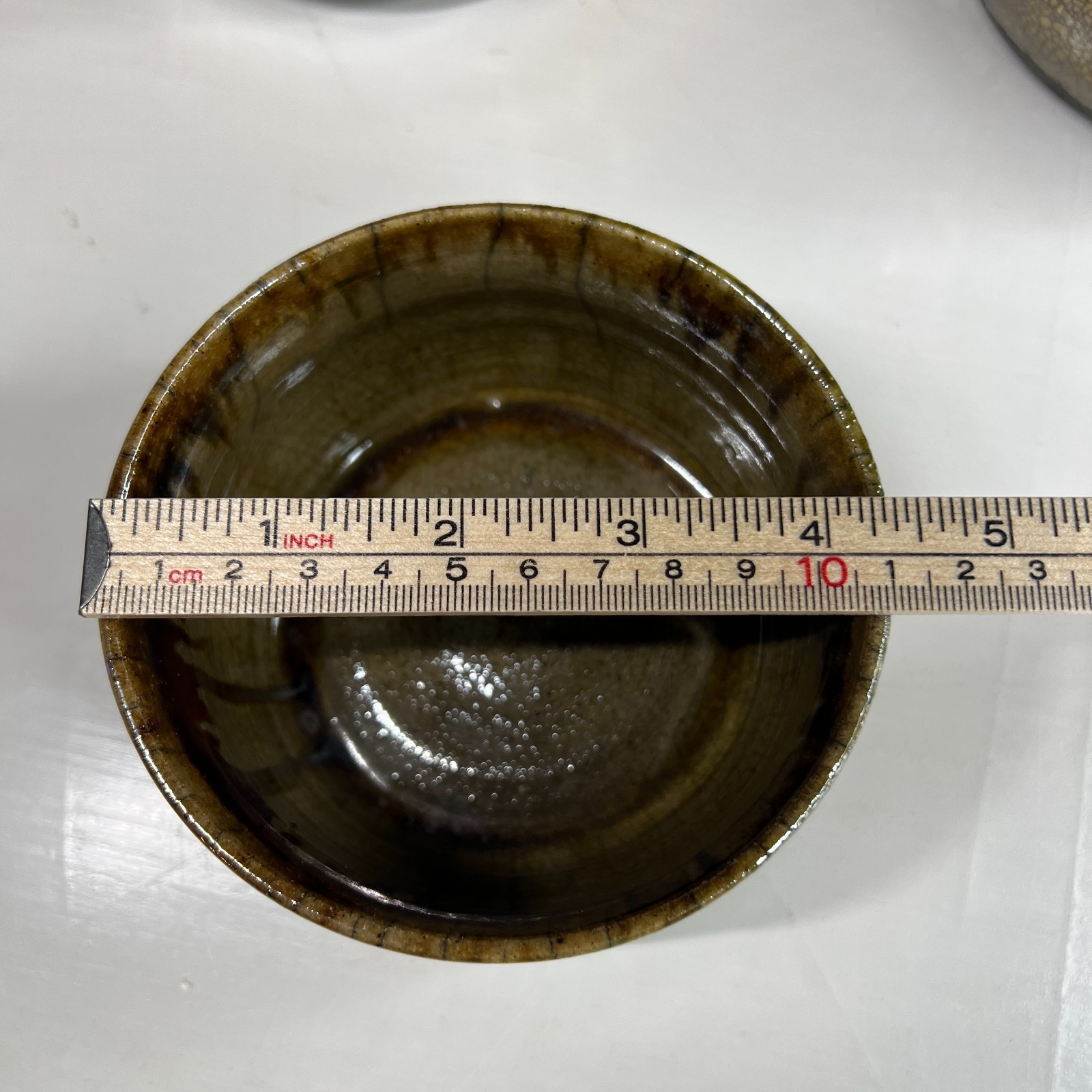 Handmade Studio Pottery Bowl Set 3 Signed Alyce Drip Glaze Ceramic
