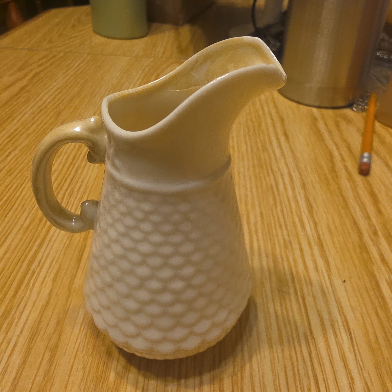 Vintage Belleek Ireland Porcelain Creamer