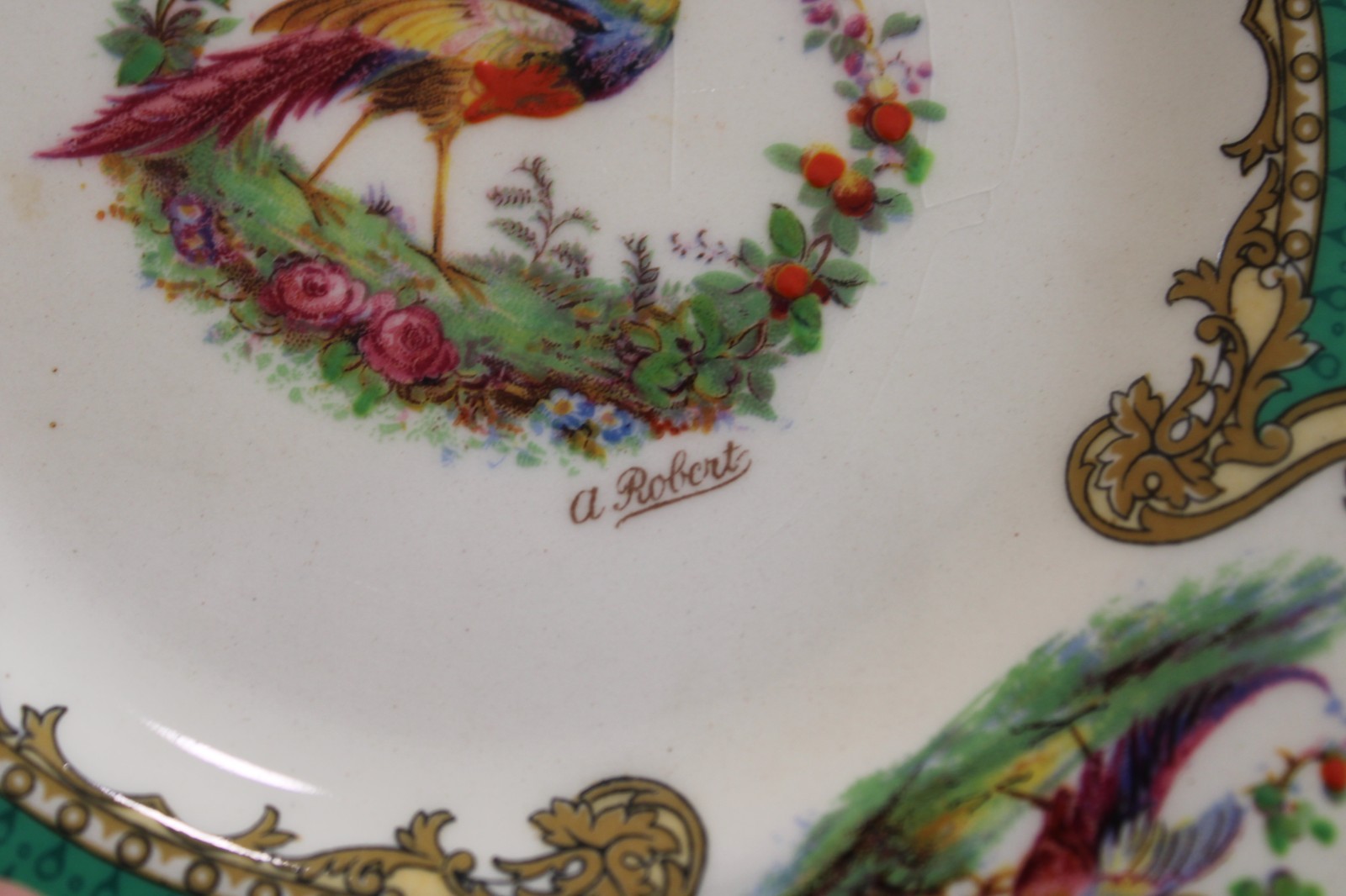 Myott Staffordshire Chelsea Bird 12 Bread Plates 6 3/8 (2 Crazing)