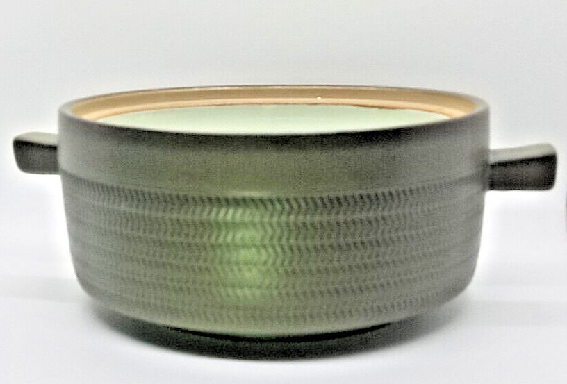 Denby /Langley CAMELOT Dark Green- 2 Qt Covered Casserole – Lug Handles – Lid
