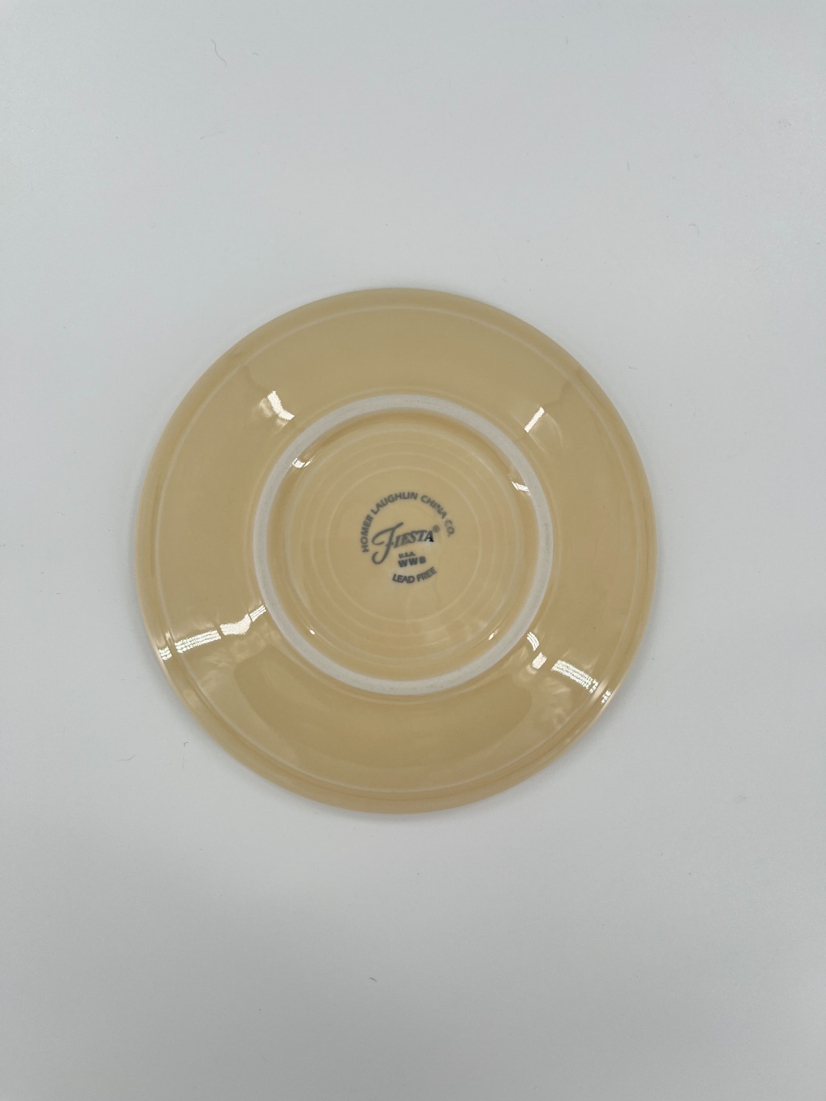 Fiesta Dinnerware 5pc Set Ivory Mug Plate Bowl Saucer Post 86 USA
