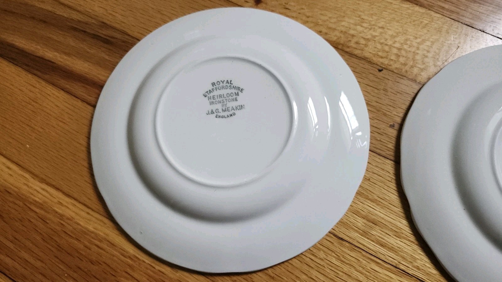 Set Of 6 Staffordshire J & G Meakin Salad Plate Victoria Rose England Dessert