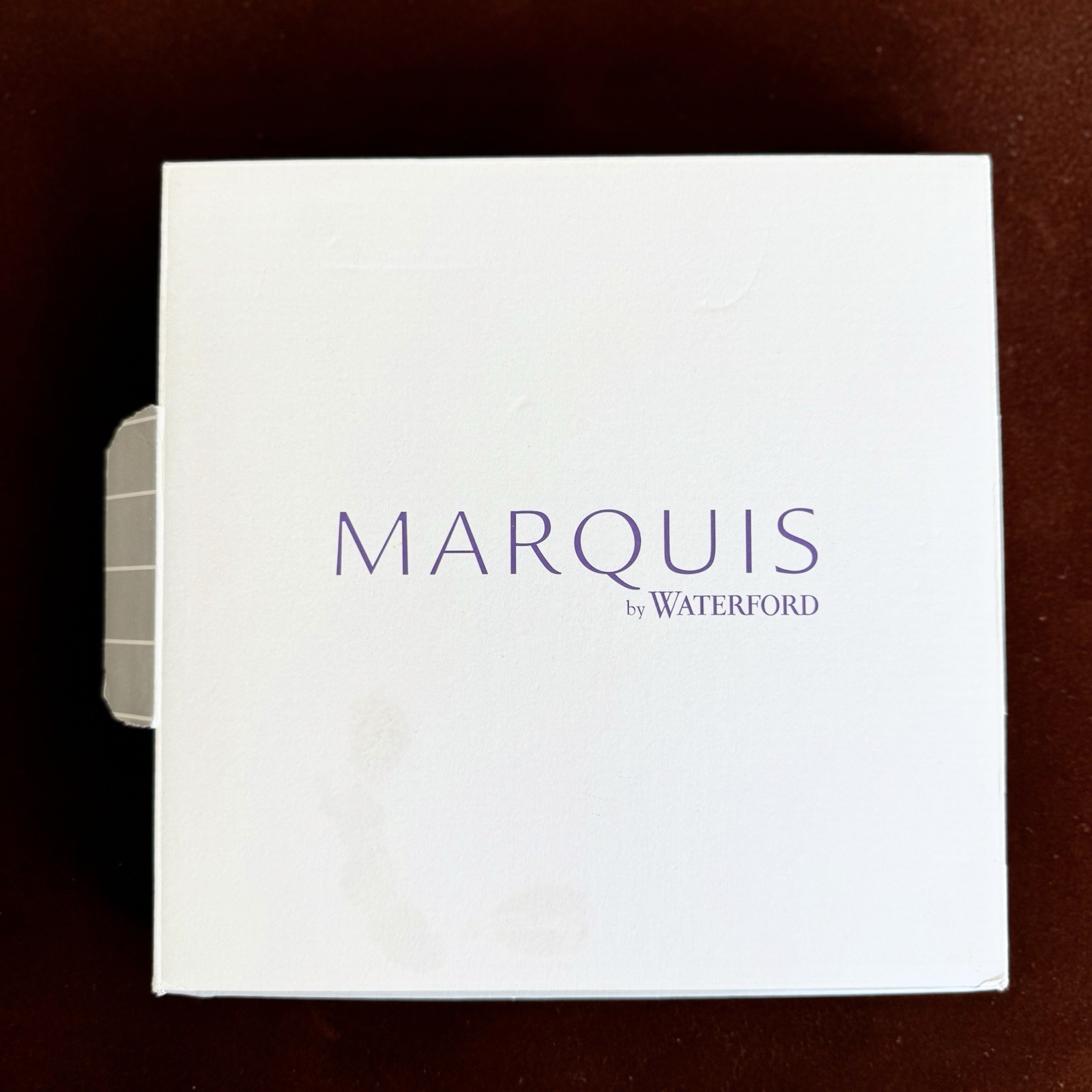 Waterford Marquis Lead Crystal Square Dish Newberry Serving Tray 7.75” in Box