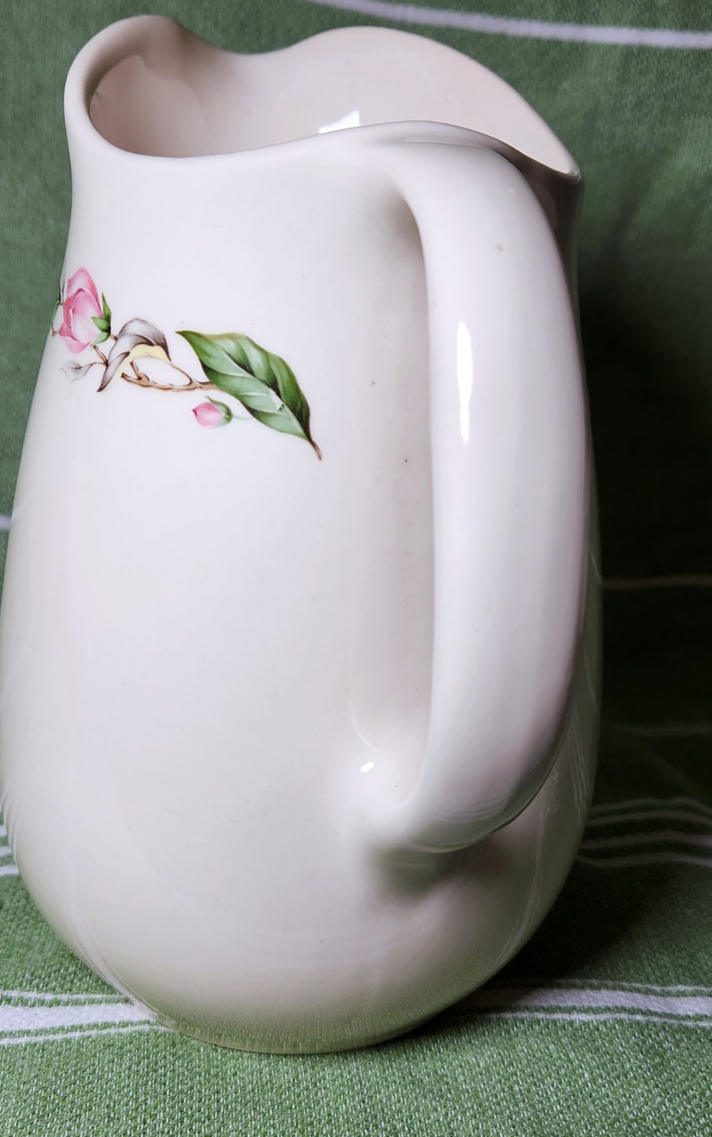 Vintage Universal Cambridge Rose Garland Ceramic Pitcher Rose Bud Pattern