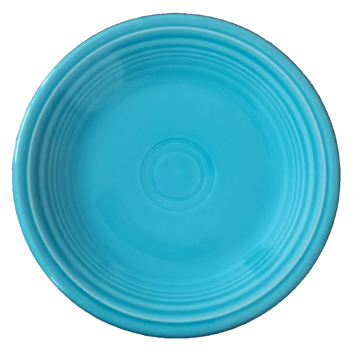 Fiesta 7.25″ Salad Plates Set of 3 Shamrock Peacock Turquoise Homer Laughlin USA
