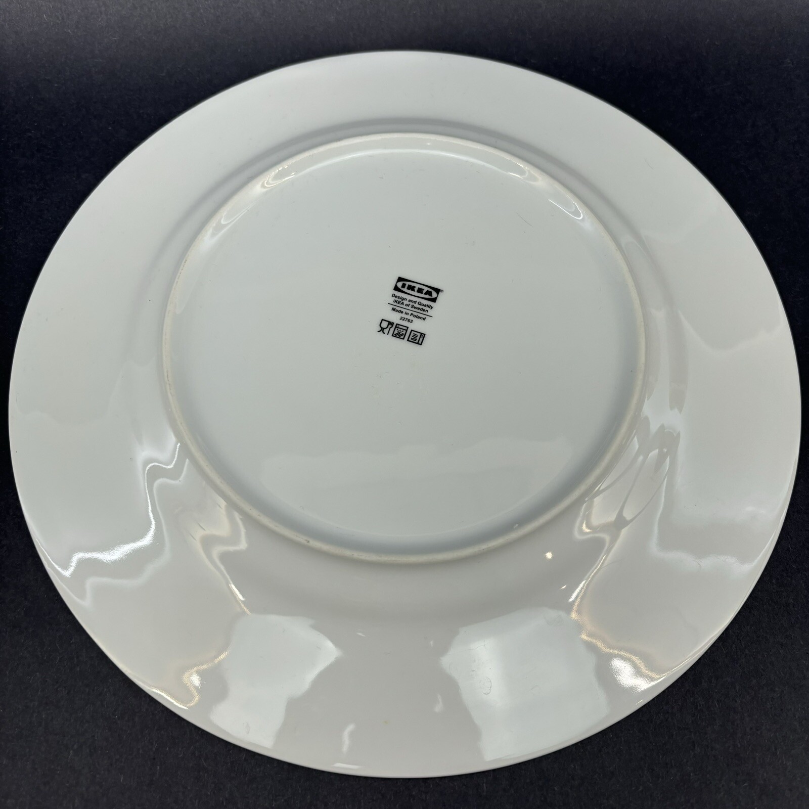 IKEA Blue Beta Fish 12.5” Ceramic Serving Platter Chop Plate￼￼