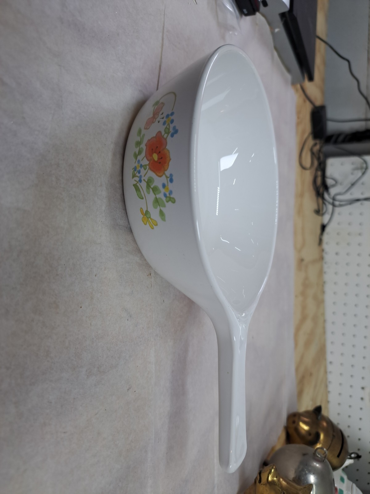Corning ware Wildflower 1 pint pan with handle P-81-B with no lid Flowers